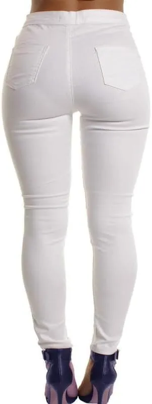 Andongnywell Women High Waisted Skinny Jeans Slim Fit Jean Stretch Leggings Pants