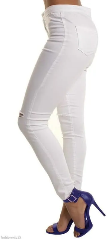 Andongnywell Women High Waisted Skinny Jeans Slim Fit Jean Stretch Leggings Pants