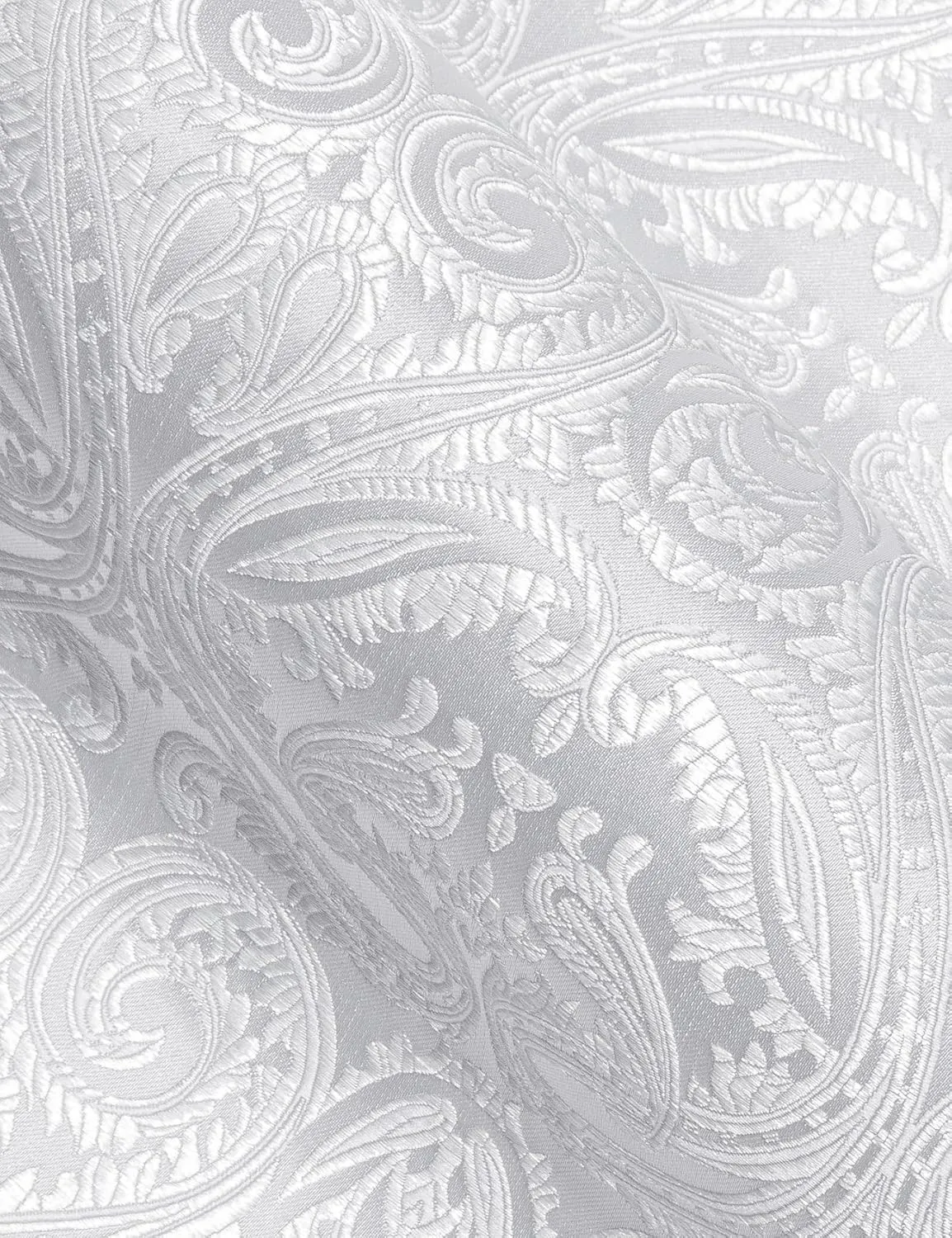 Barry.Wang Men Dress Shirts Paisley 70s Disco Shirt Button Down Silk Long Sleeve Tops for Wedding/Prom/Party/Nightclub