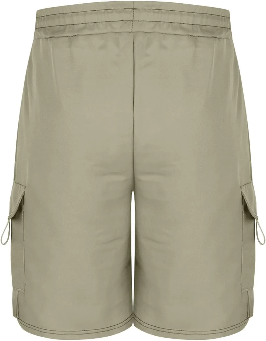 Big and Tall Cargo Shorts Drawstring Elastic Waist Outdoor Sweatshort Summer Casual Workout Gym Hiking Jogger Pockets