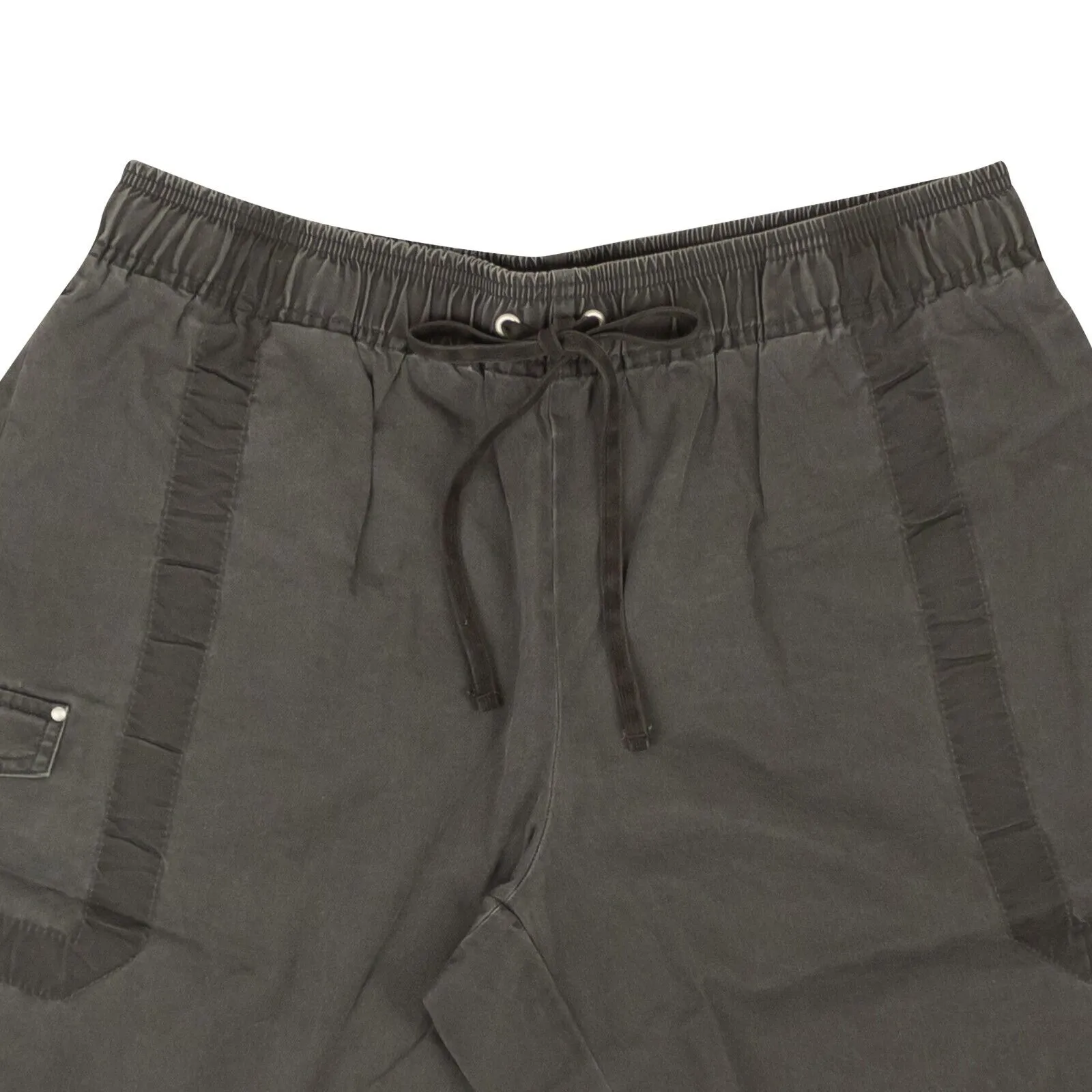Black Cotton Poplin Frame II Shorts