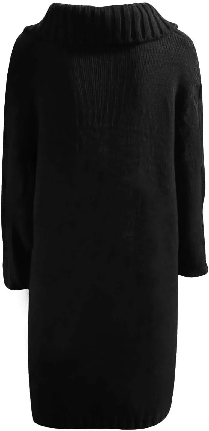 Cable Knit Open Front Sweaters for Women Long Plus Size Cardigan Hooded Chunky Button Down Comfy Kimono Coat Elegant Pockets