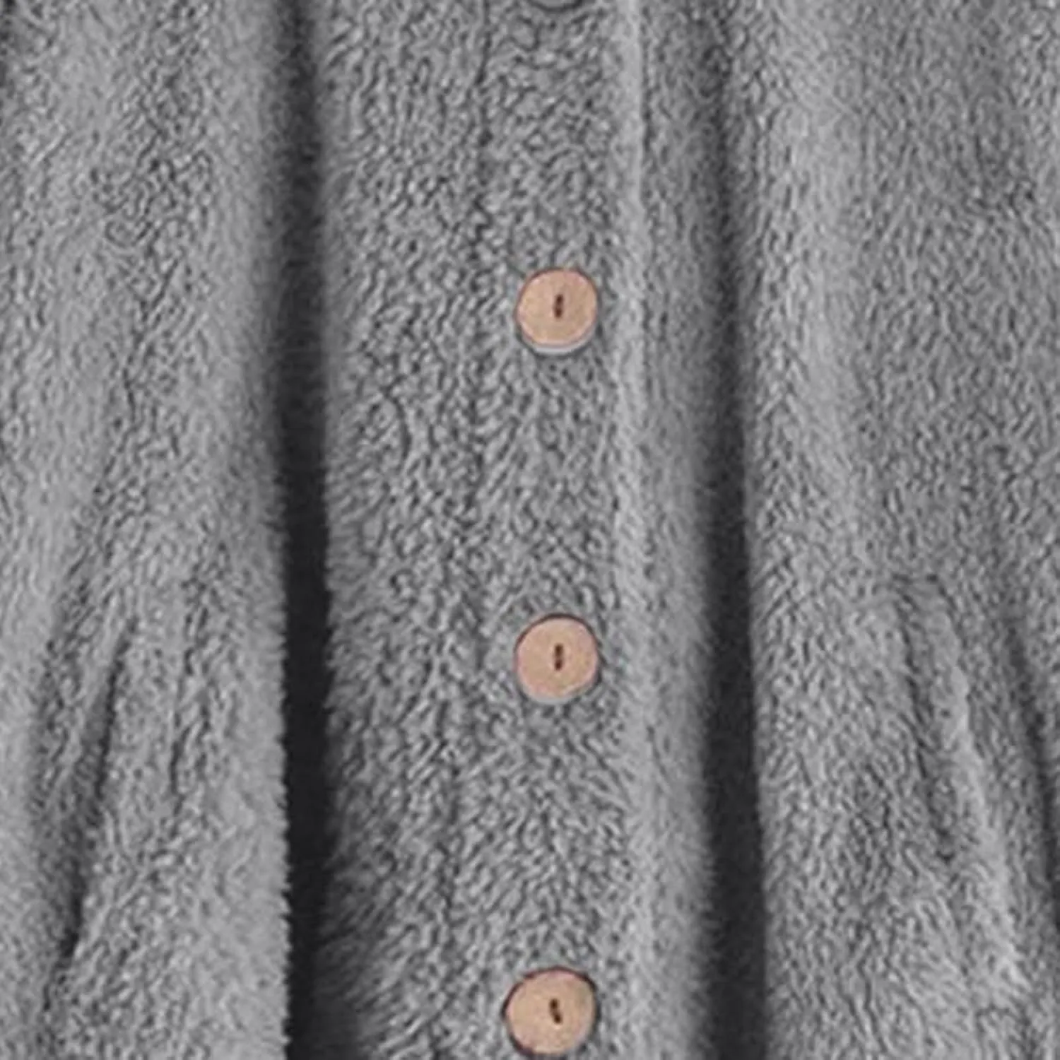 Cardigan Sweaters for Women 2024 Plus Size Long Sleeve Button Hoodie Winter Coat Women Fleece Jacket with Pockets