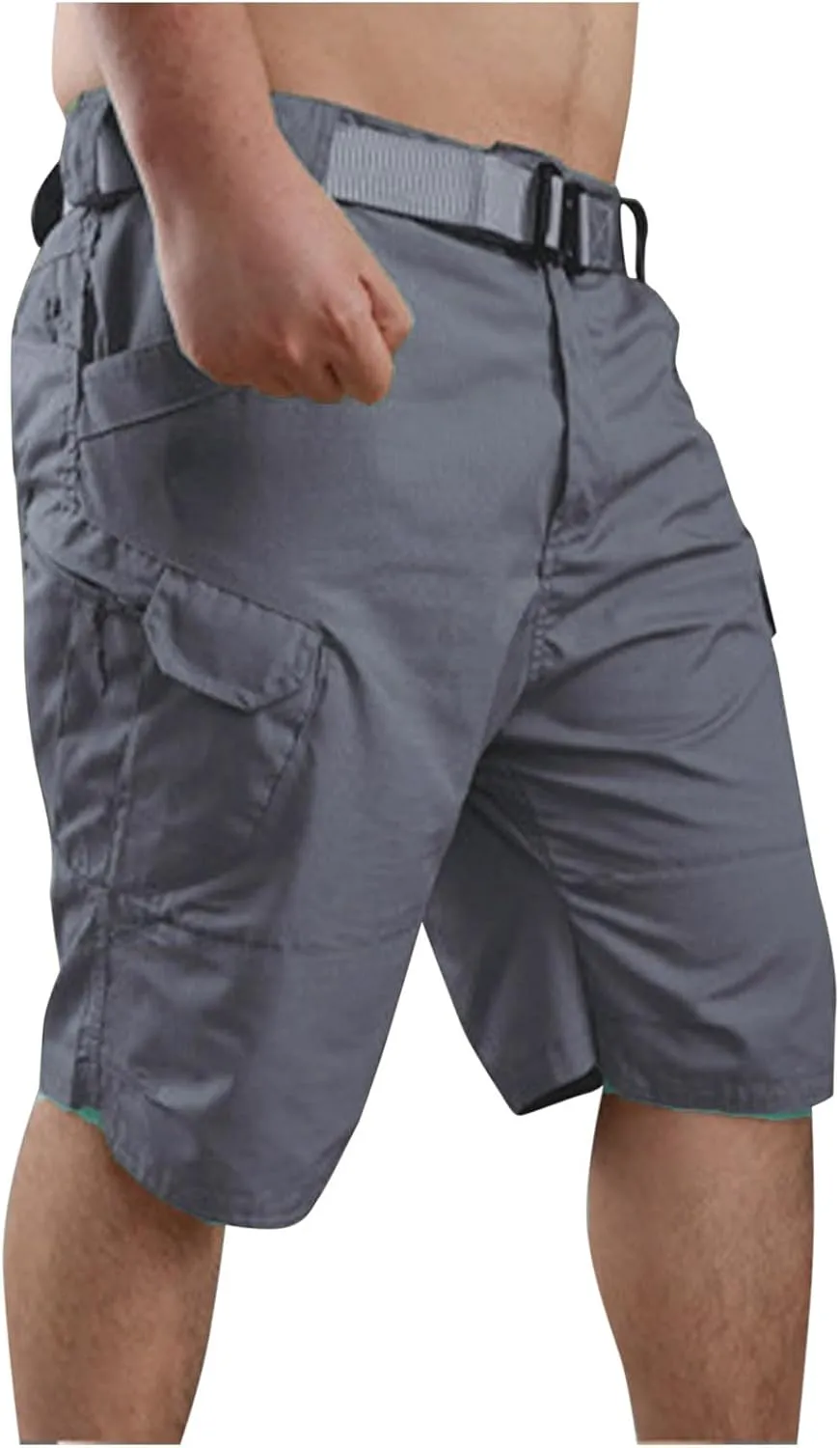 Cargo Shorts for Mens Quick Dry Hiking Classic Cargo Shorts Causal Solid Summer Pants with Pockets 2025