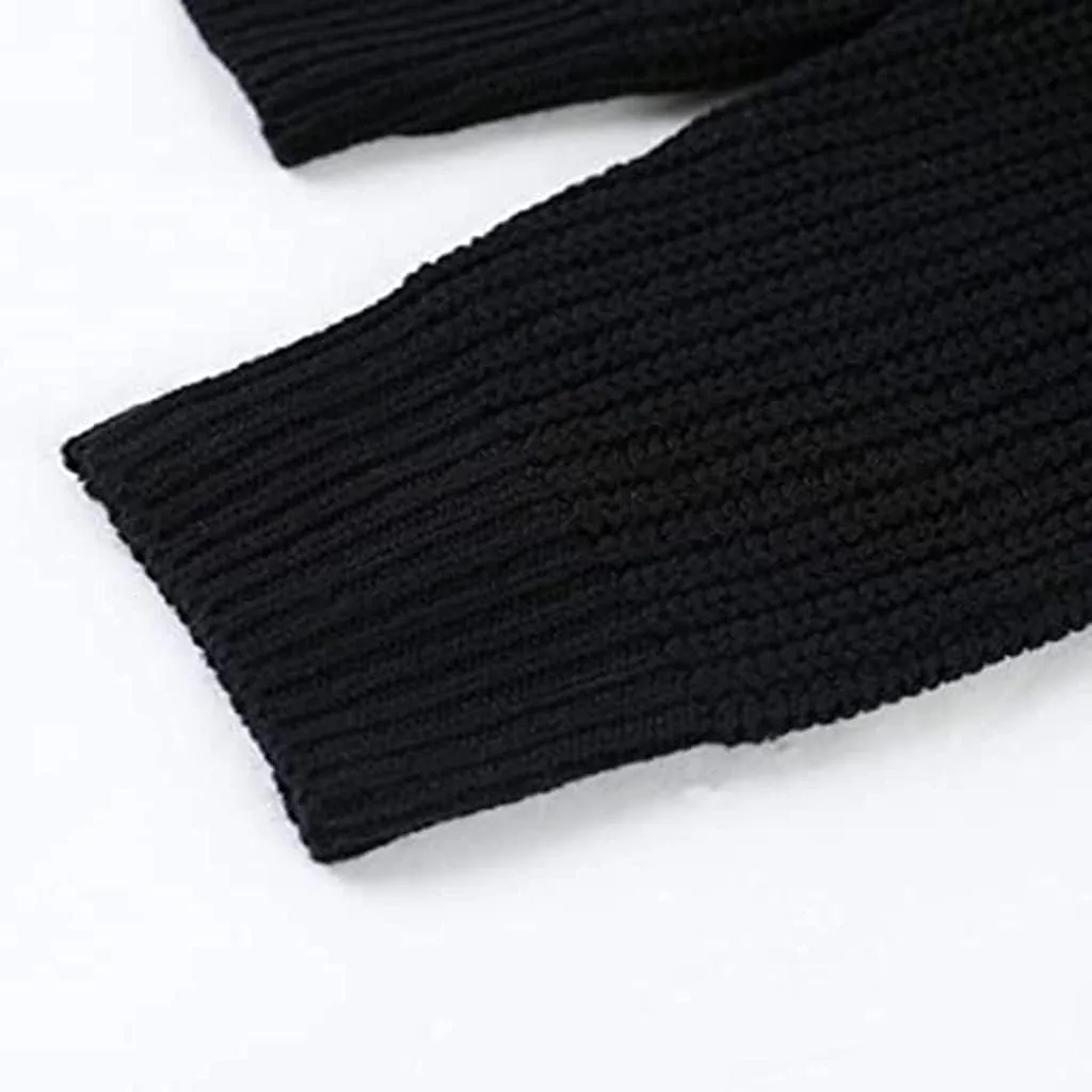 Casual Zip Up Hoodies for Women Oversized Long Sleeve Open Front Knitted Cardigans Drawstring Hooded Sweaters Jackets