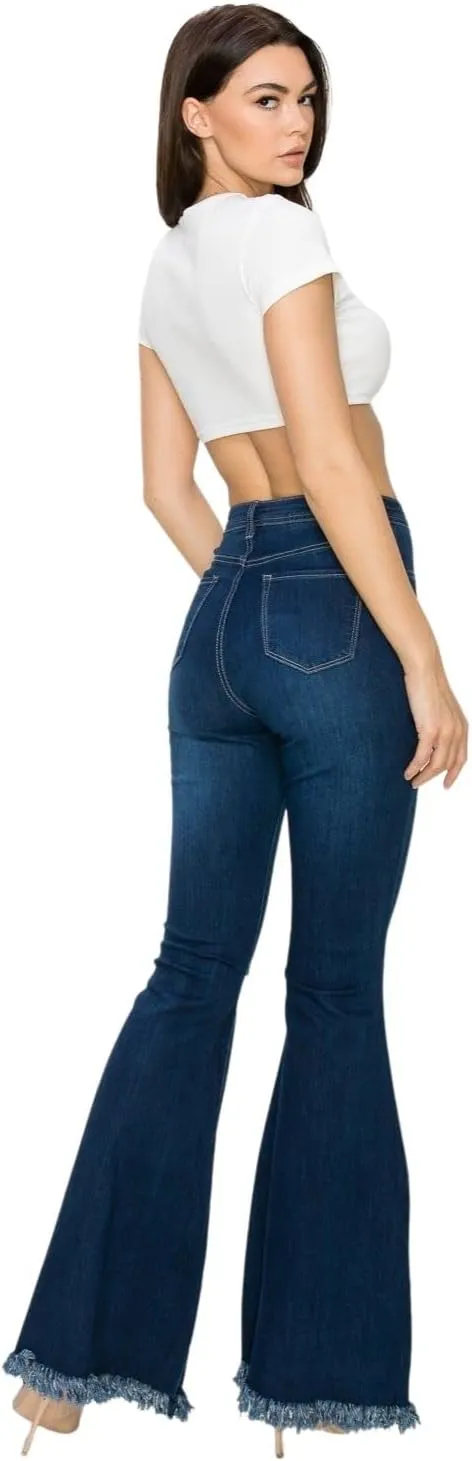 FASHION-LAND High Waisted Skinny Denim Distressed Ripped Jeans Pants Summer