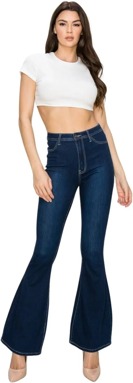 FASHION-LAND High Waisted Skinny Denim Distressed Ripped Jeans Pants Summer