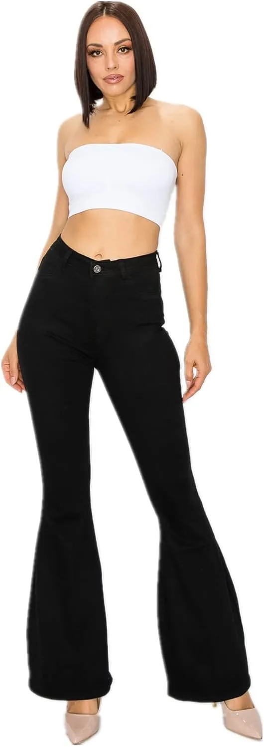 FASHION-LAND High Waisted Skinny Denim Distressed Ripped Jeans Pants Summer