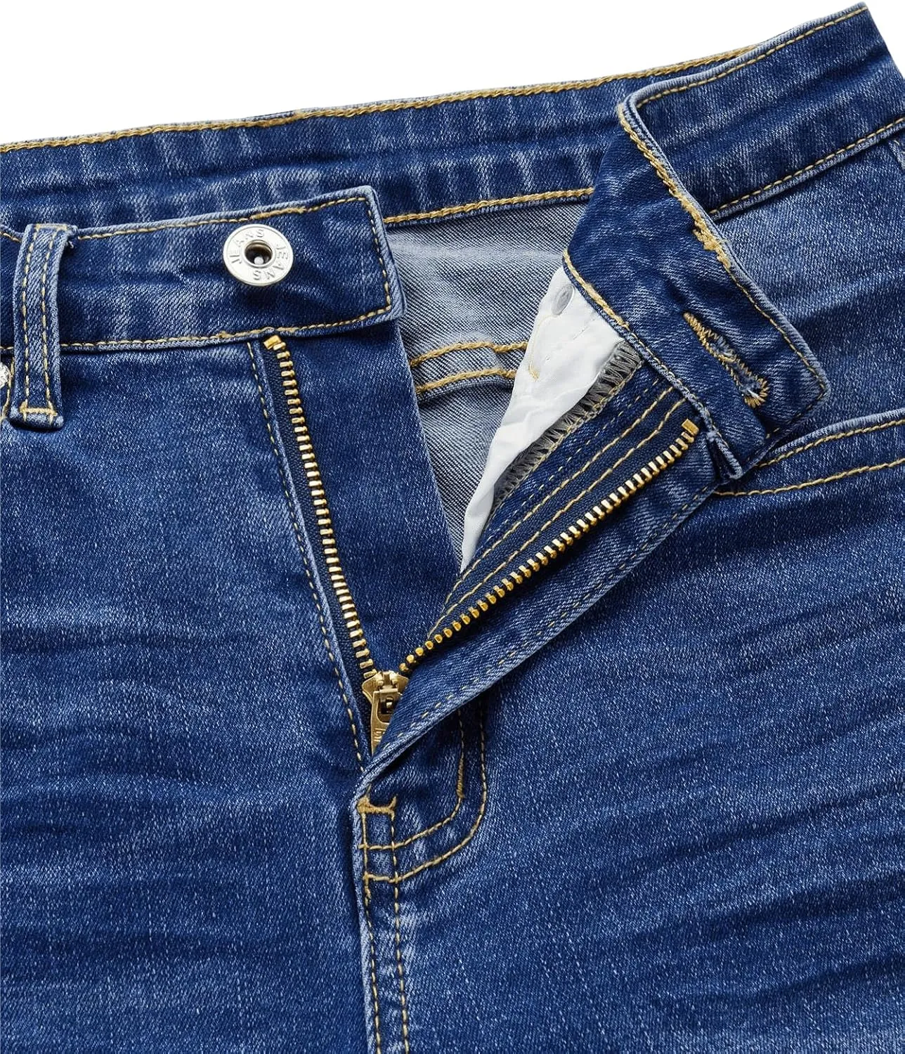 Floerns Women's High Waisted Skinny Jeans Ripped Roll Up Capri Denim Pants