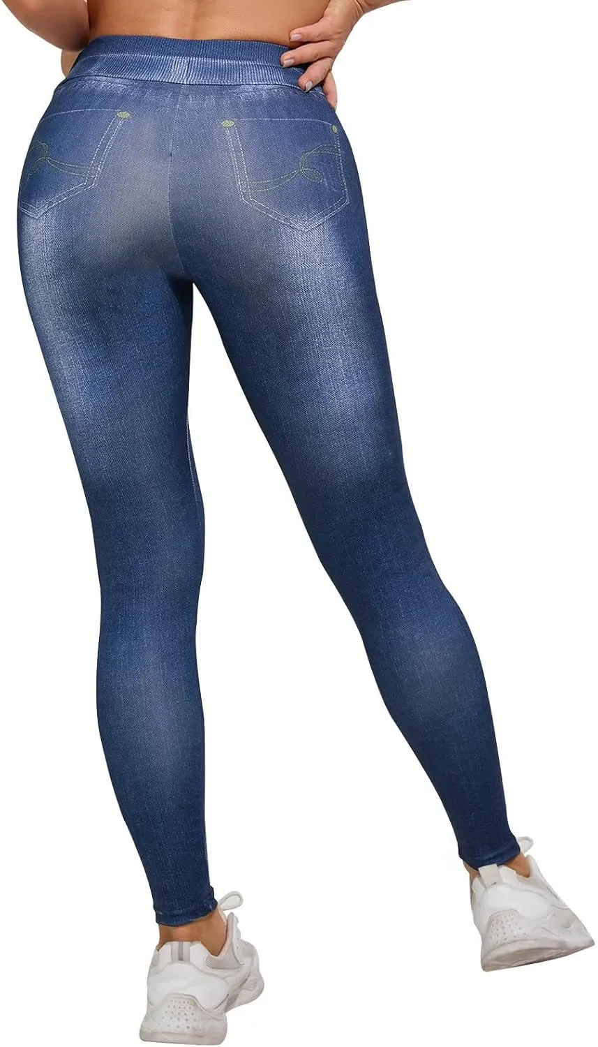HGps8w Women's High Waisted Skinny Jeans Chic Pearls Decor Stretch Slim Fitted Denim Pants