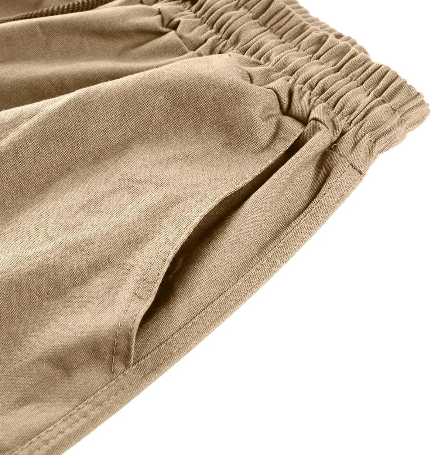 Hiking Pants for Men Cargo Pants Multi-Pocket Straight Leg Cargo Trousers Relax Fit Workout Track Pant