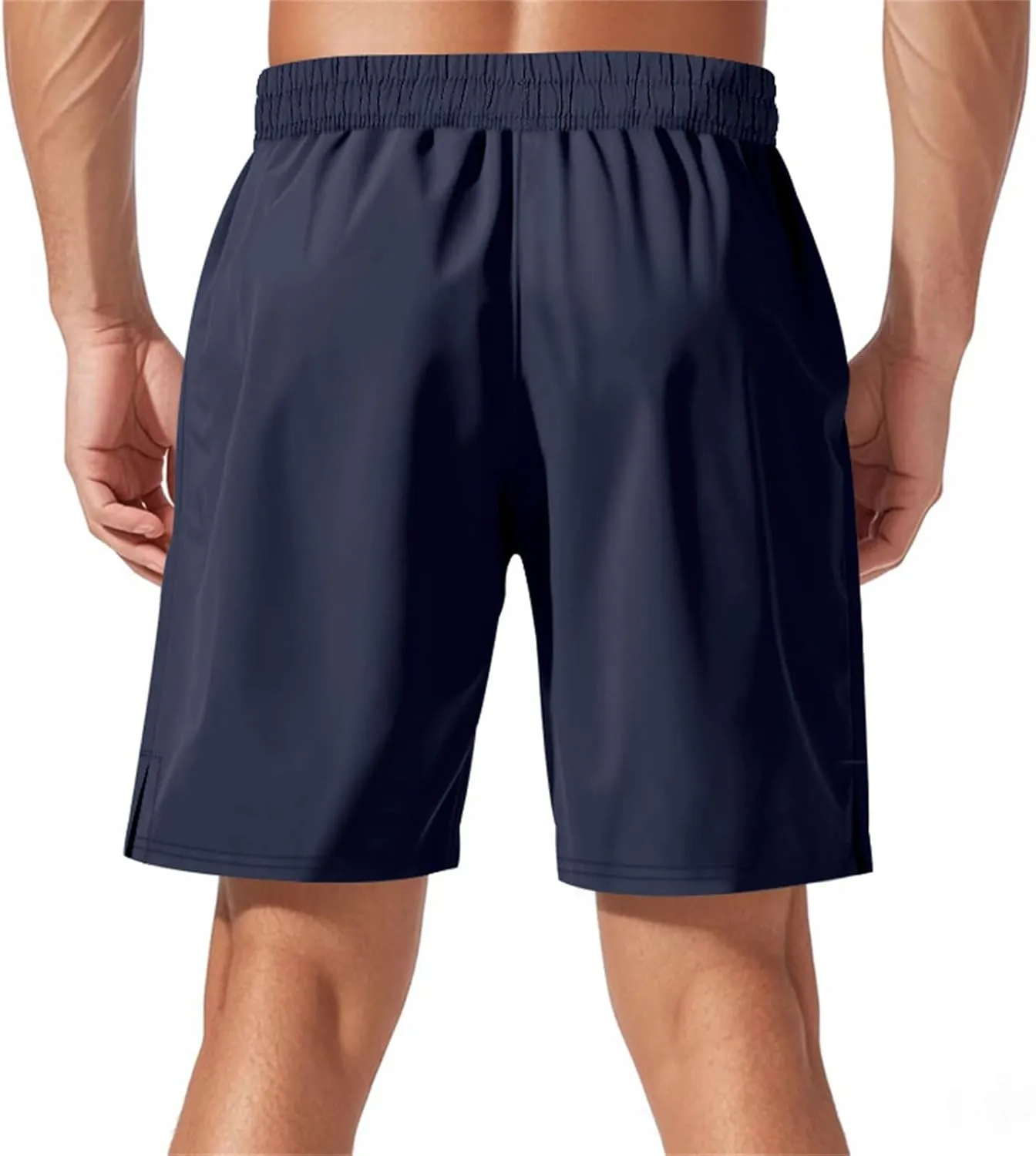 Hiking Shorts Men Quick Dry Gym Golf Workout Athletic Elastic Waist Hybrid Shorts Drawstring Stretch Short Pants with Pockets