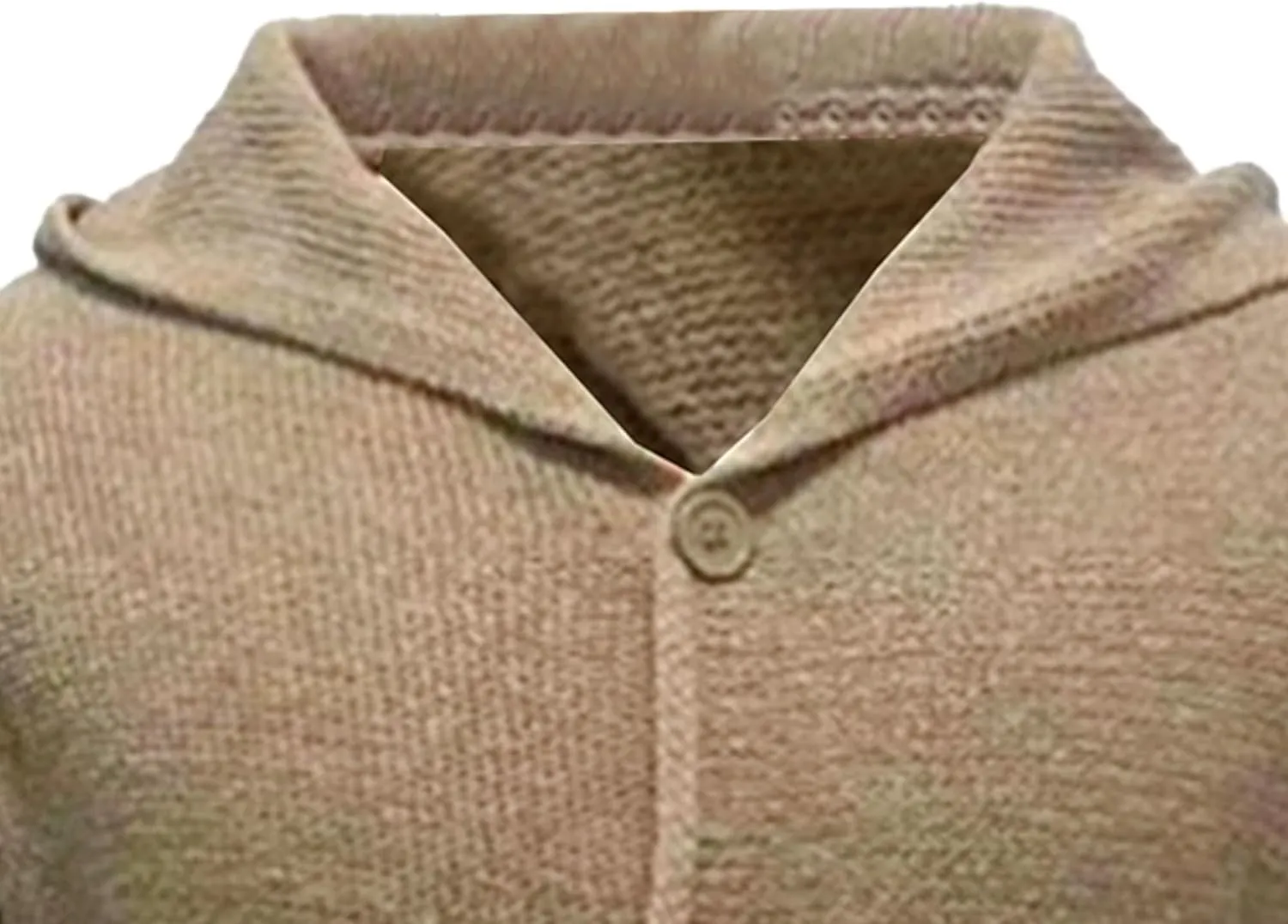JEShifangjiusu Mens Long Sleeve Cardigan Hooded Sweaters Button Down Cable Knitted Sweater Slim Fit Fashion Coat With Pockets
