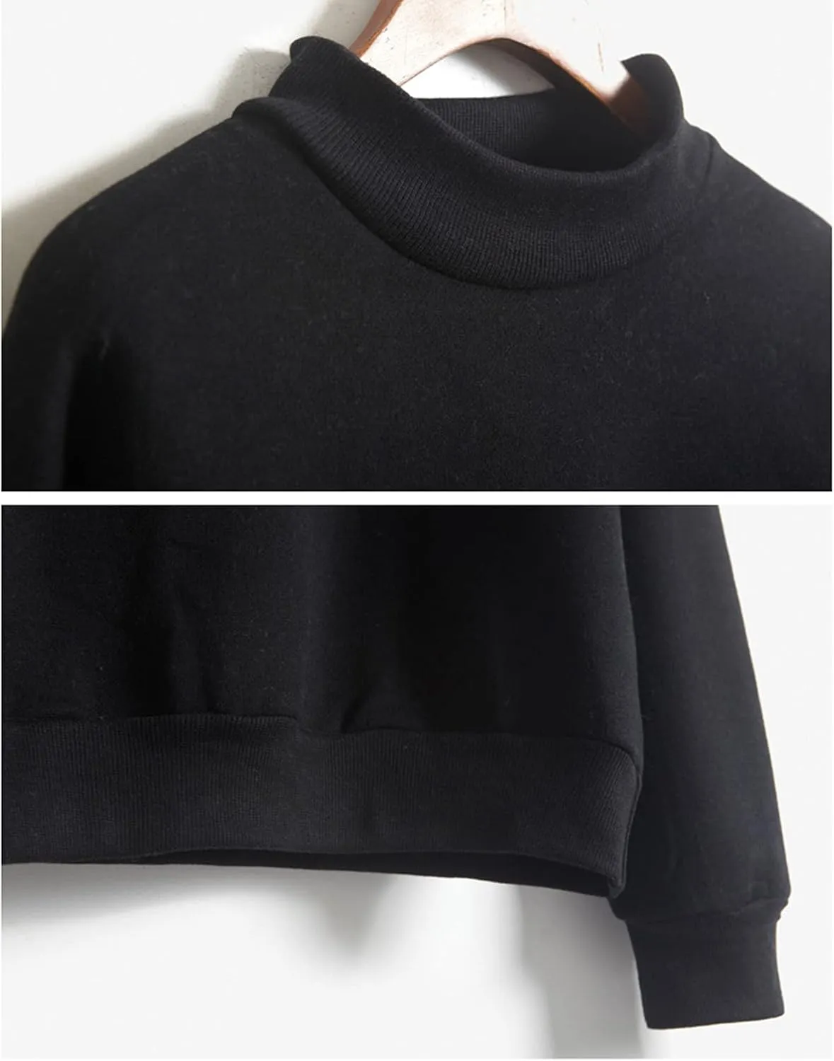 LCMTWX Women Sweatshirt Casual Easy Solid Color Long-Sleeves Round Neck Top Blouse Womens Hoodie Sweatshirt Long Sleeve