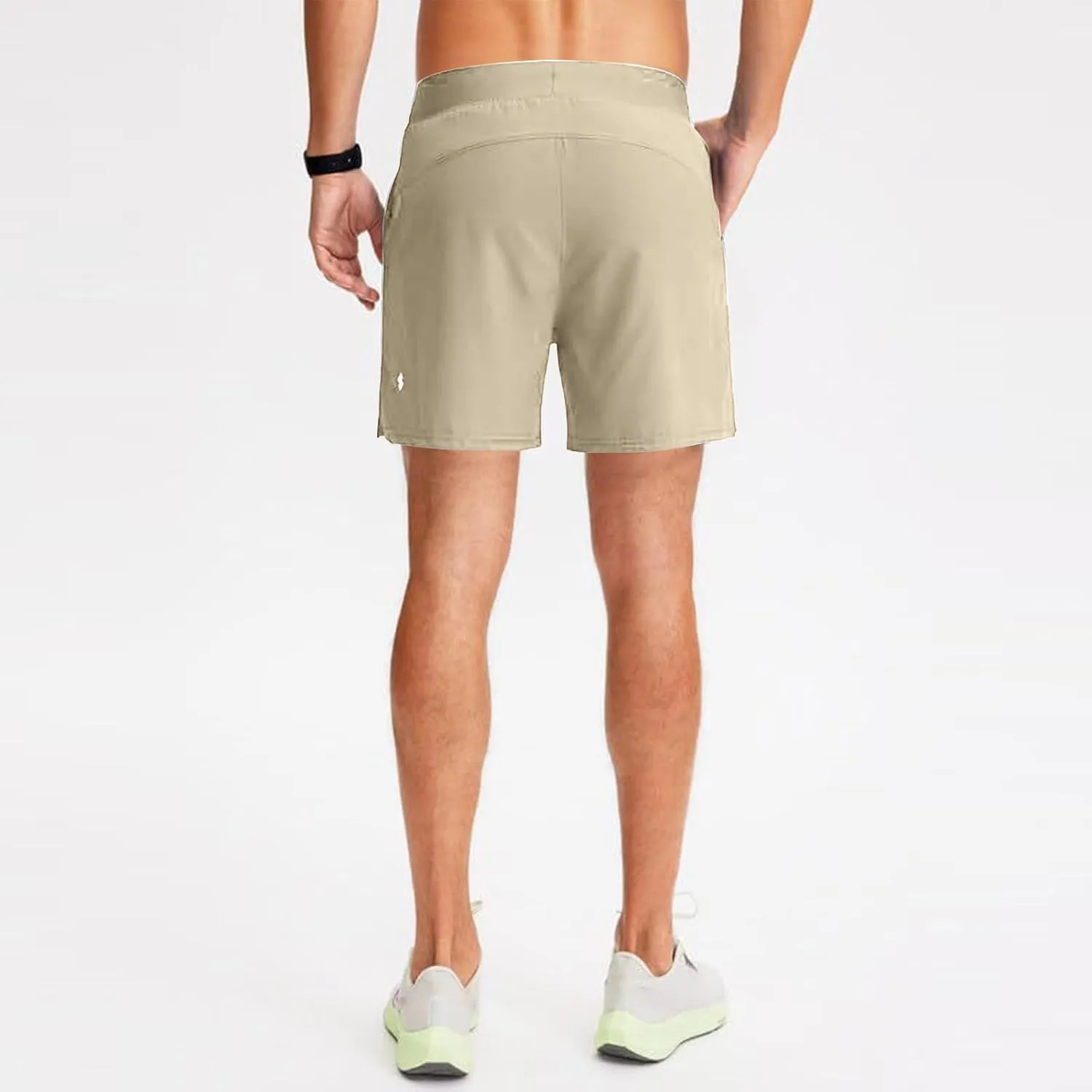 Mens Athletic Running Shorts Classic Stretch Waist Drawstring Quick Dry Work Short Pants Outdoor Gym Workout Shorts