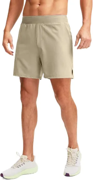 Mens Athletic Running Shorts Classic Stretch Waist Drawstring Quick Dry Work Short Pants Outdoor Gym Workout Shorts