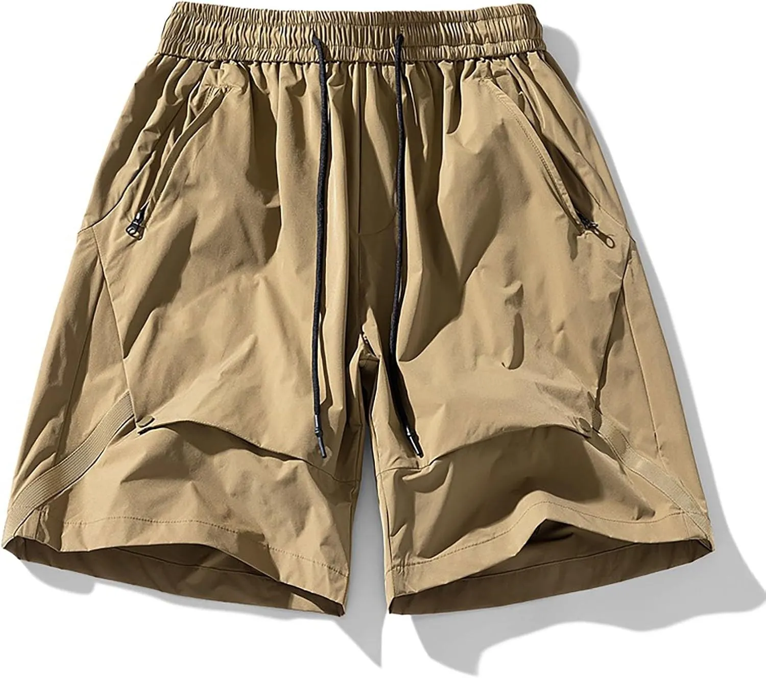 Mens Athletic Shorts Workout Gym Running Exercise Training Drawstring Fashion 2024 Sports Shorts with Pockets