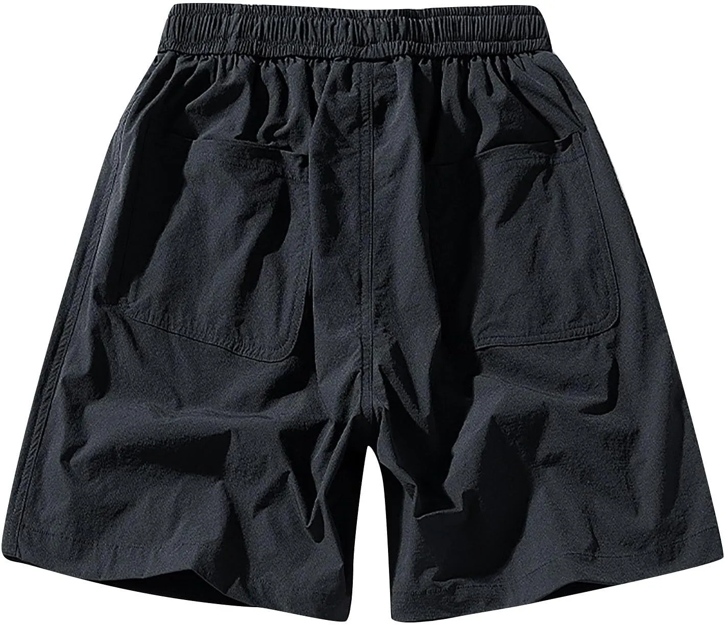 Mens Athletic Shorts Workout Gym Running Exercise Training Drawstring Fashion 2024 Sports Shorts with Pockets