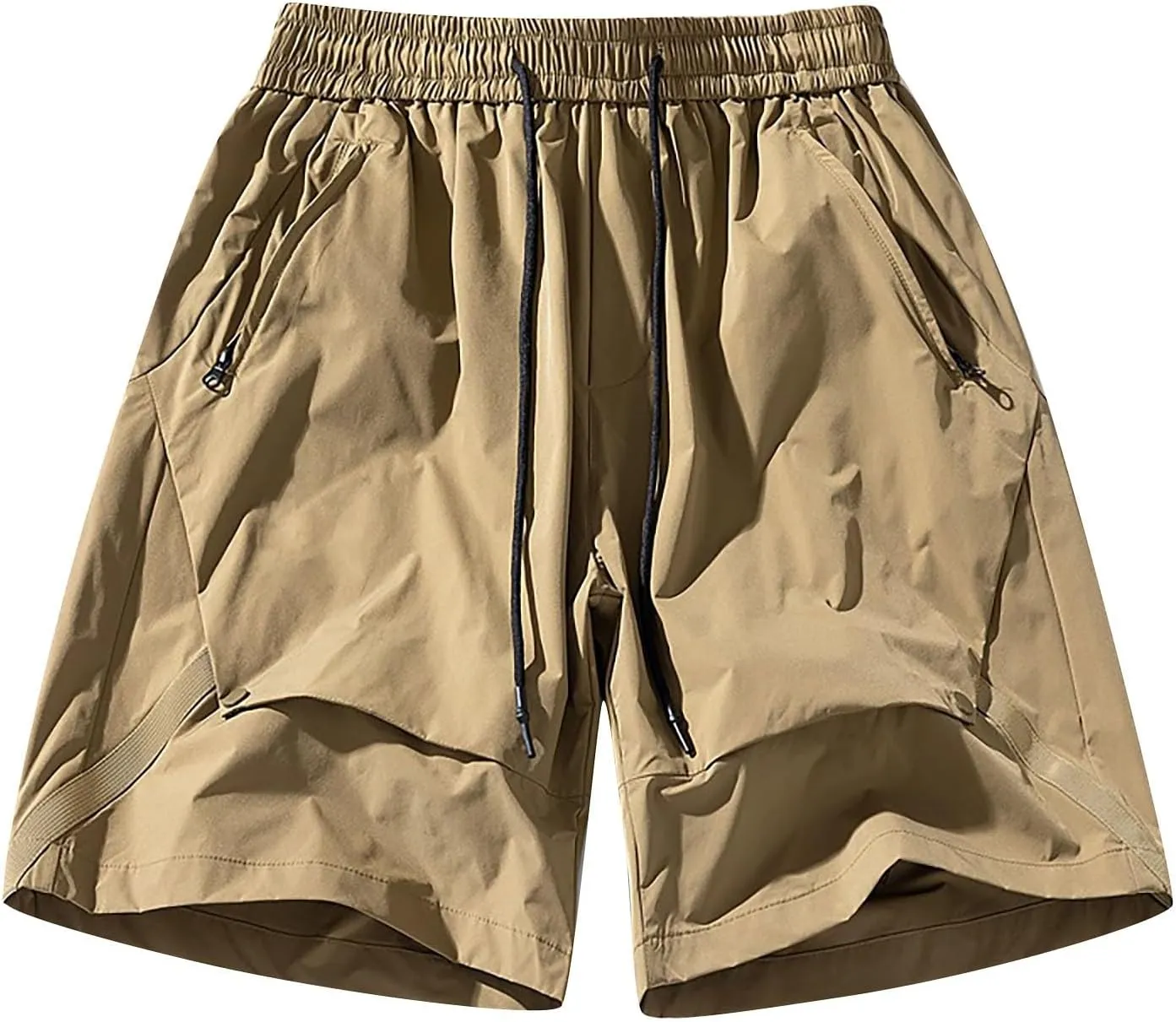 Mens Athletic Shorts Workout Gym Running Exercise Training Drawstring Fashion 2024 Sports Shorts with Pockets