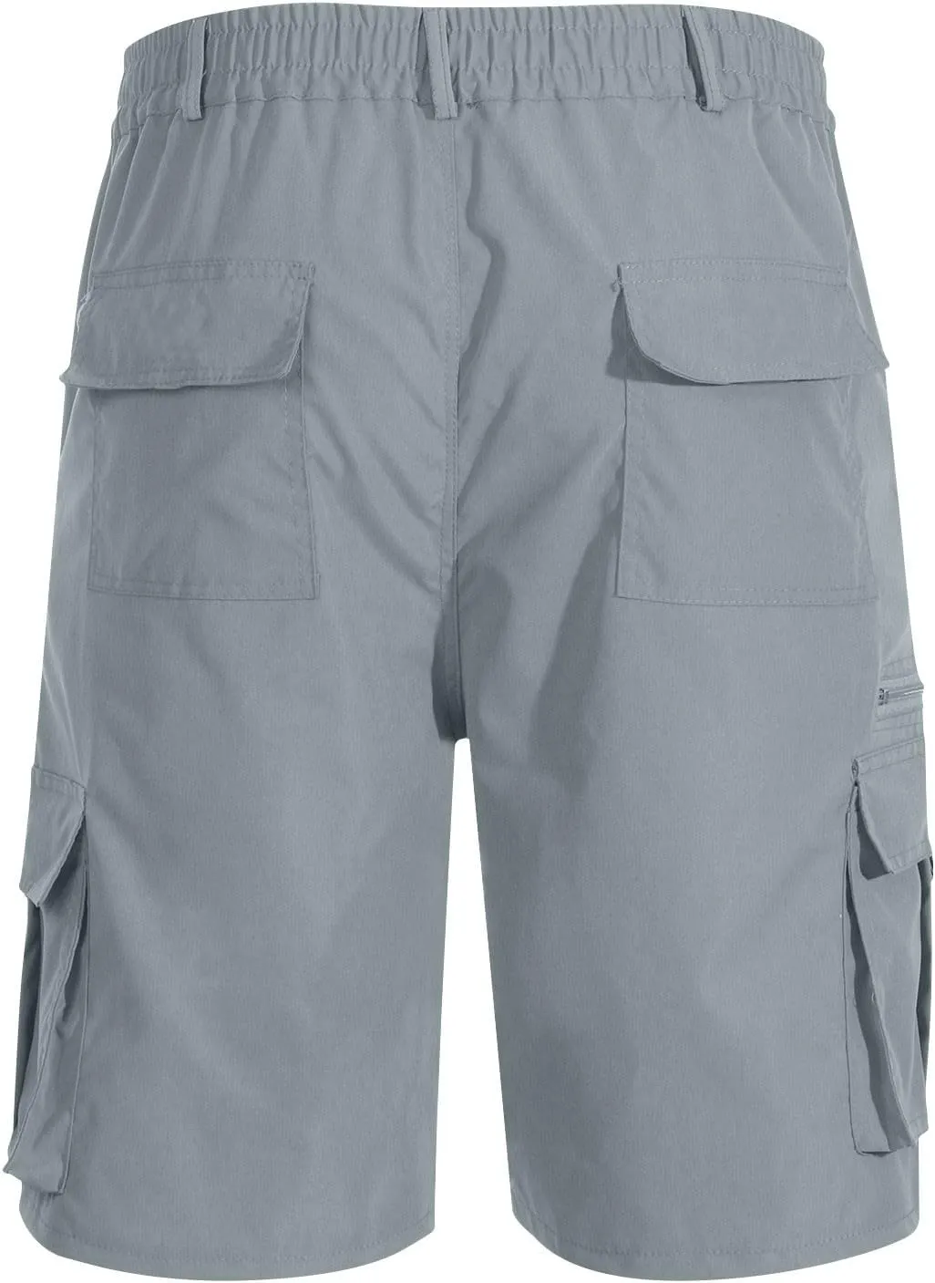 Mens Cargo Shorts Drawstring Elastic Waist Cargo Shorts Casual Loose Fit Lightweight Multi-Pockets Cargo Pants 2024
