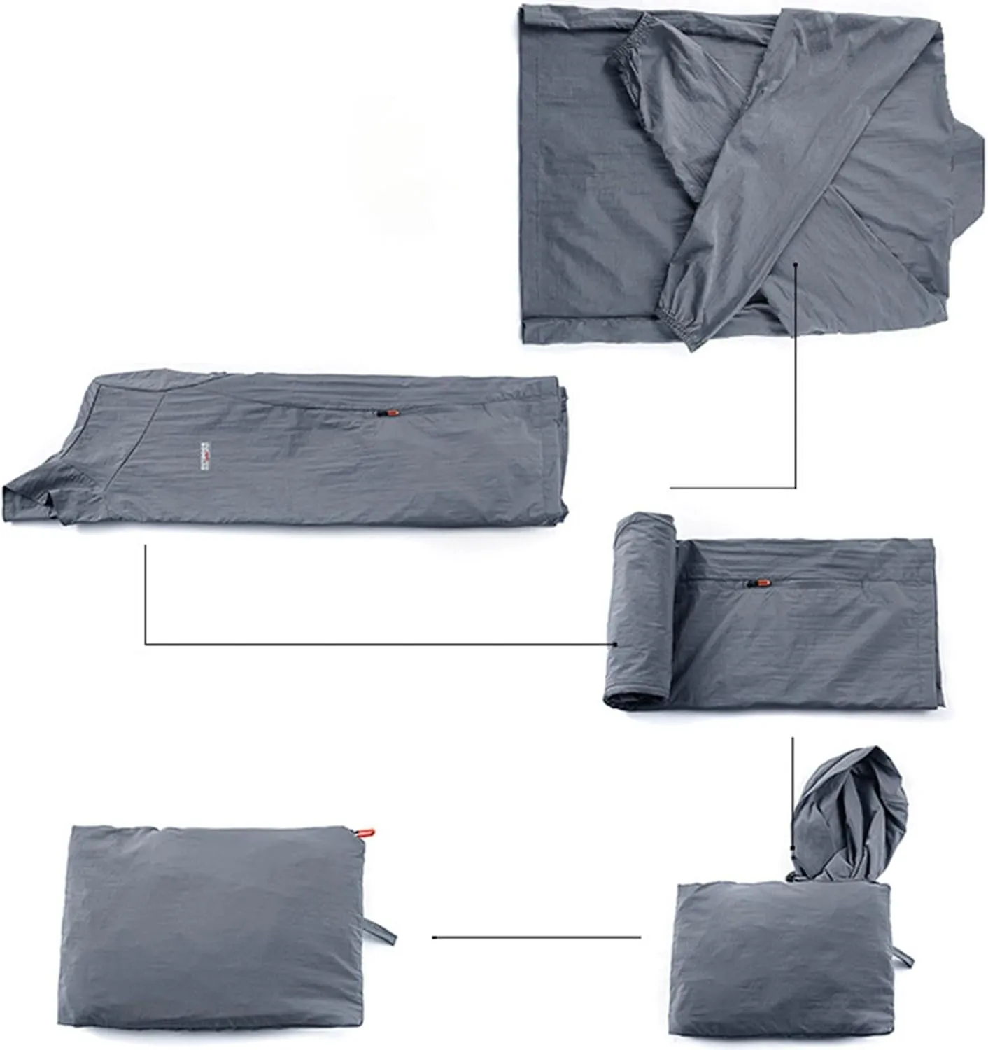 Mens Cycling Rain Jacket Outdoor Lightweight Waterproof Packable Soft Shell Windbreaker Jacket for Hiking Golf Running