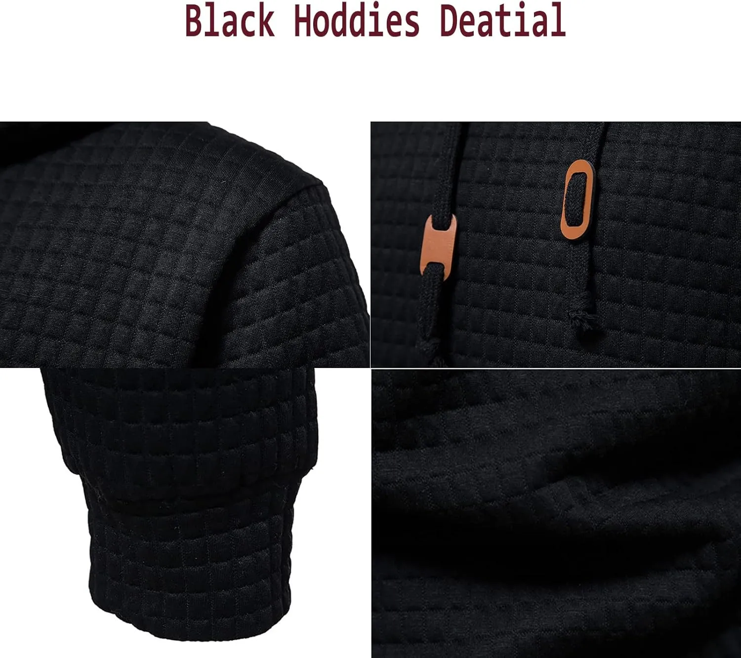 Mens Fashion Hoodies Sweatshirt Casual Long Sleeve Hooded Sweaters Pullover Winter Clothes for Men with Pocket