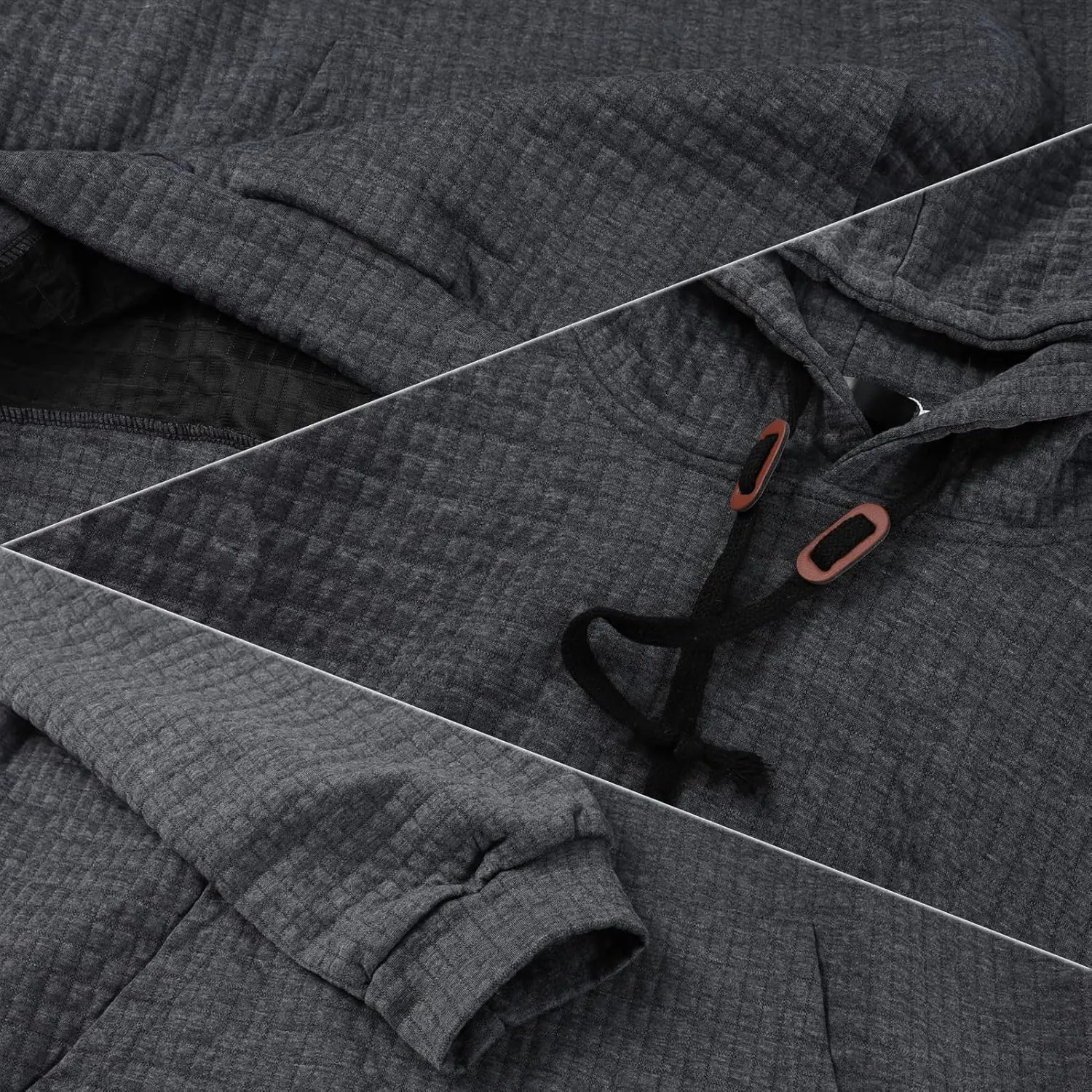 Mens Fashion Hoodies Sweatshirt Casual Long Sleeve Hooded Sweaters Pullover Winter Clothes for Men with Pocket