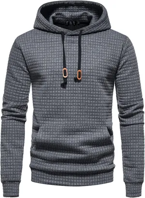Mens Fashion Hoodies Sweatshirt Casual Long Sleeve Hooded Sweaters Pullover Winter Clothes for Men with Pocket