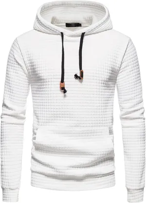Mens Fashion Hoodies Sweatshirt Casual Long Sleeve Hooded Sweaters Pullover Winter Clothes for Men with Pocket