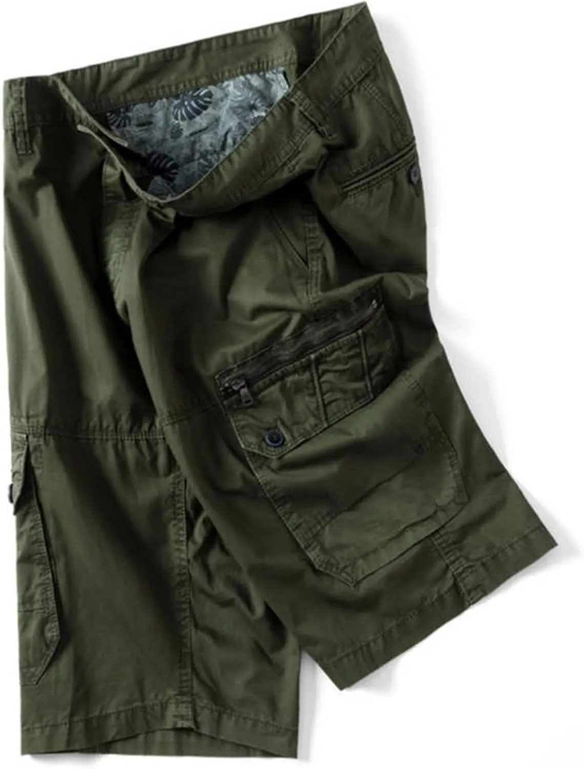 Men's Loose Fit Cargo Shorts with Multi Pockets Outdoor Plus Size Casual Summer Short Pants for Hiking Camping Travel