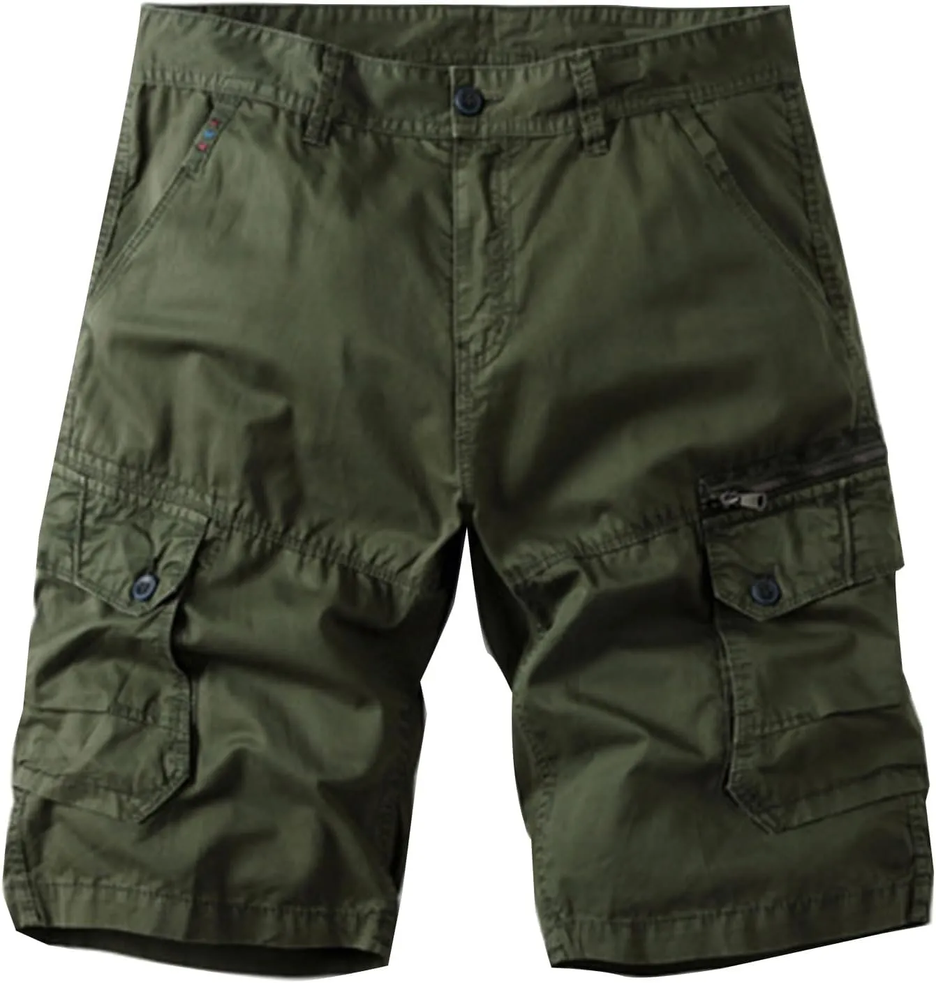 Men's Loose Fit Cargo Shorts with Multi Pockets Outdoor Plus Size Casual Summer Short Pants for Hiking Camping Travel