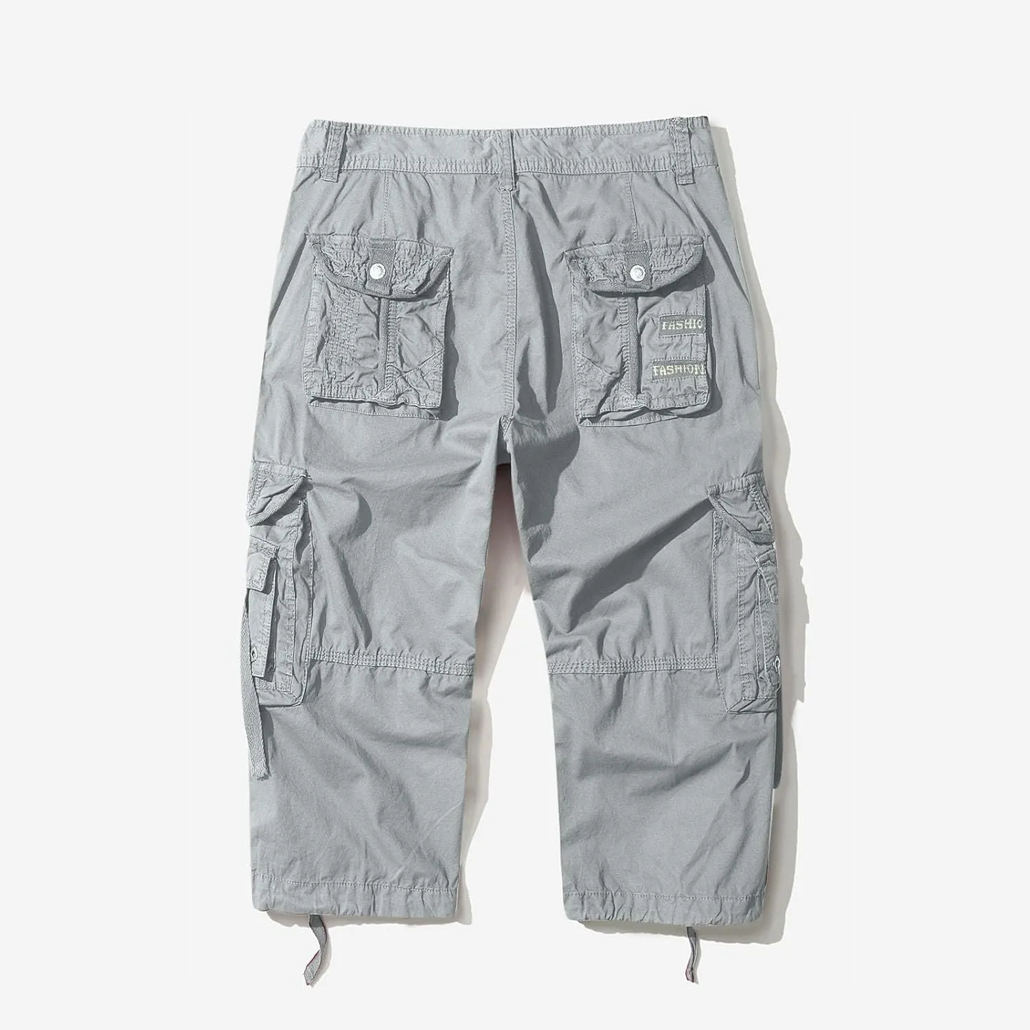 Men's Plus Size Cargo Shorts with Multi-Pockets Knee Length Tactical Short Pants Relaxed Summer Beach Shorts Pants