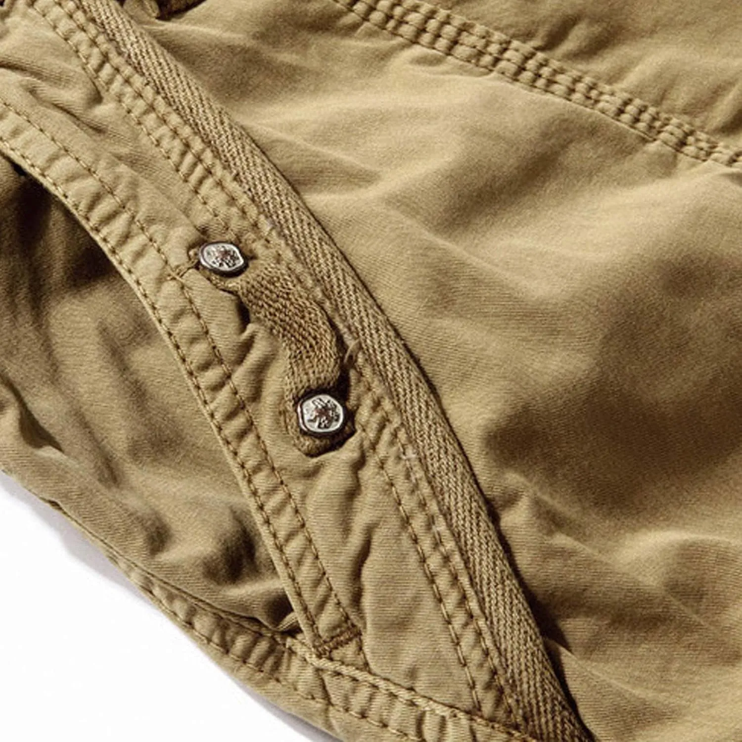 Men's Plus Size Cargo Shorts with Multi-Pockets Knee Length Tactical Short Pants Relaxed Summer Beach Shorts Pants