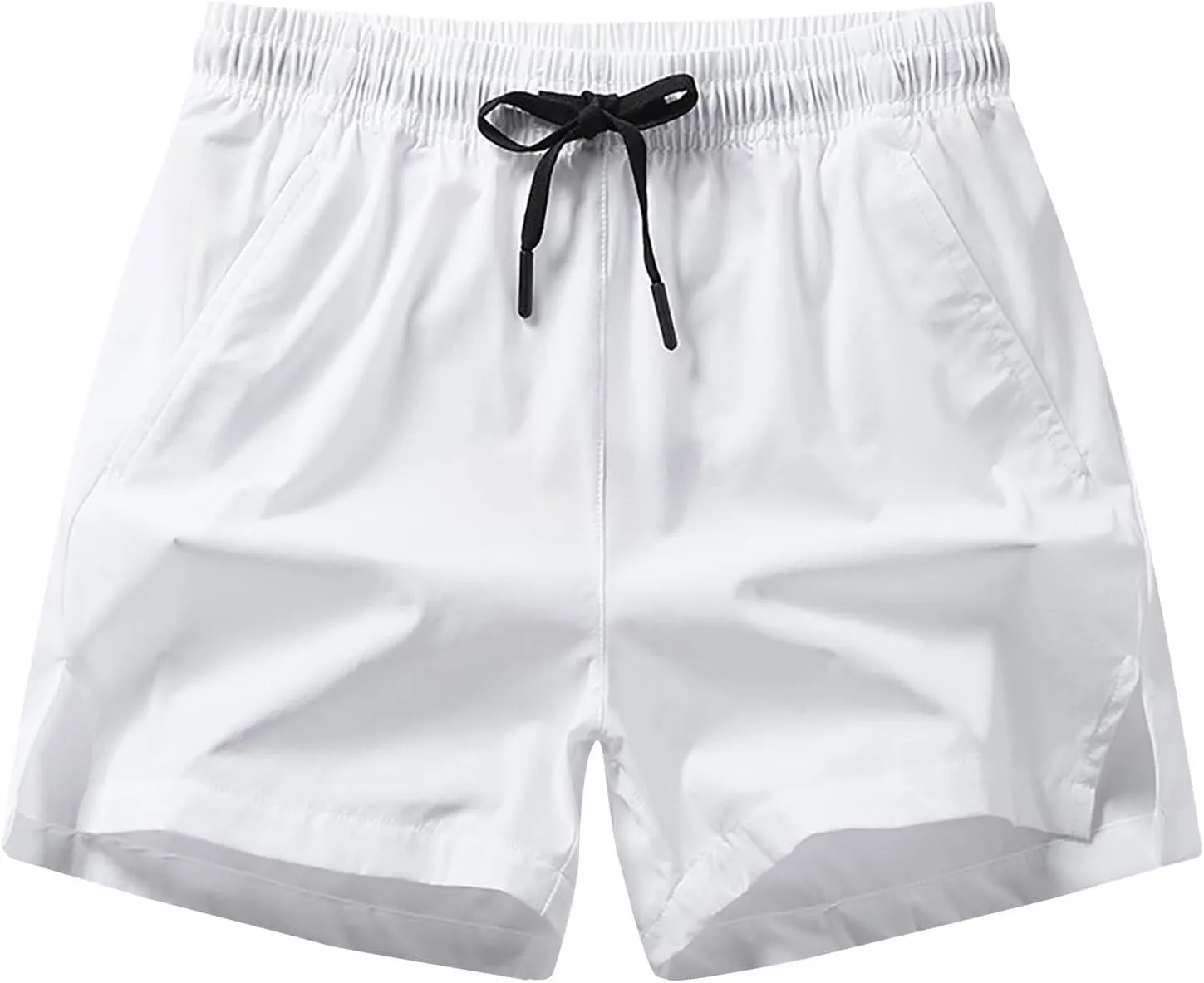 Mens Shorts 5 Inch Drawstring Waist Athletic Shorts Summer Quick Dry Beach Workout Running Casual Lightweight Shorts