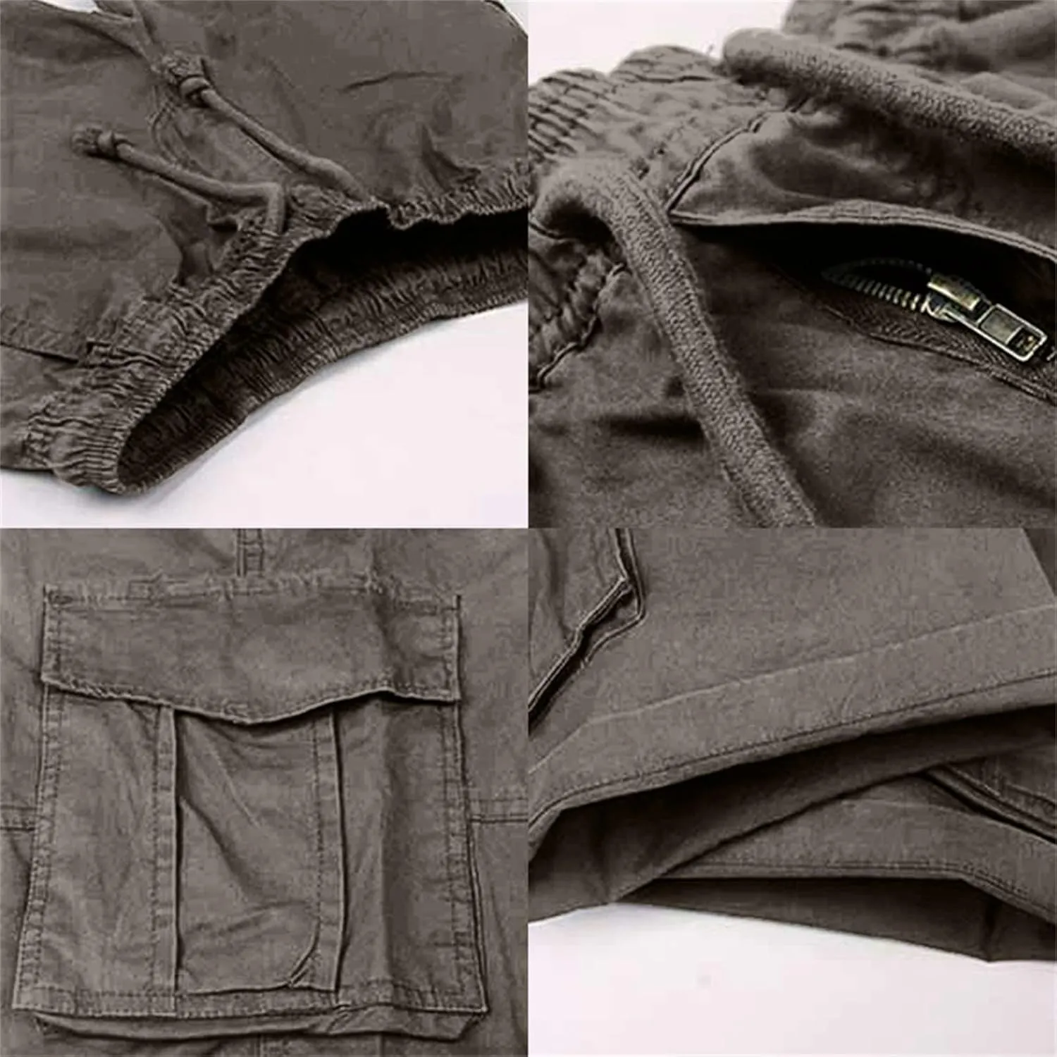 Mens Shorts Casual Stretch Tactical Hiking Shorts Waterproof Quick Dry Work Pants Hiking Fishing Short with Pockets