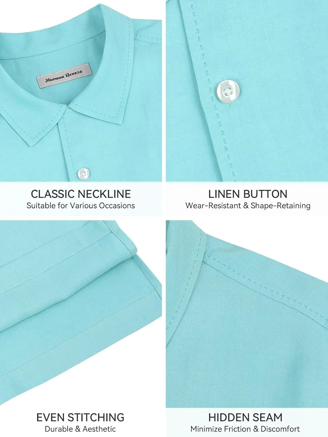 Men's Silk Hawaiian Short Sleeve Button Down Shirt Casual Tropical Holiday Beach Shirts