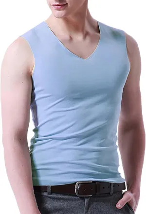 Mens V Neck Sweater Vest Sleeveless Slim Fit Knitted Pullover Sweater Casual Zip Up Business Comfy Tops Summer Shirts