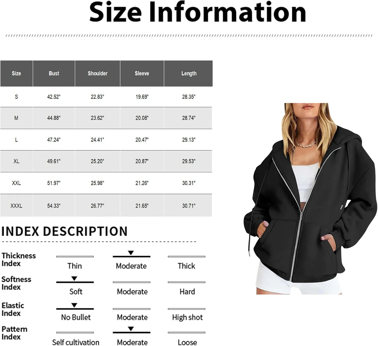 Oversized Sweatshirt For Women,Womens Y2K Zip Up Hoodie Casual Long Sleeve Jacket With Pockets