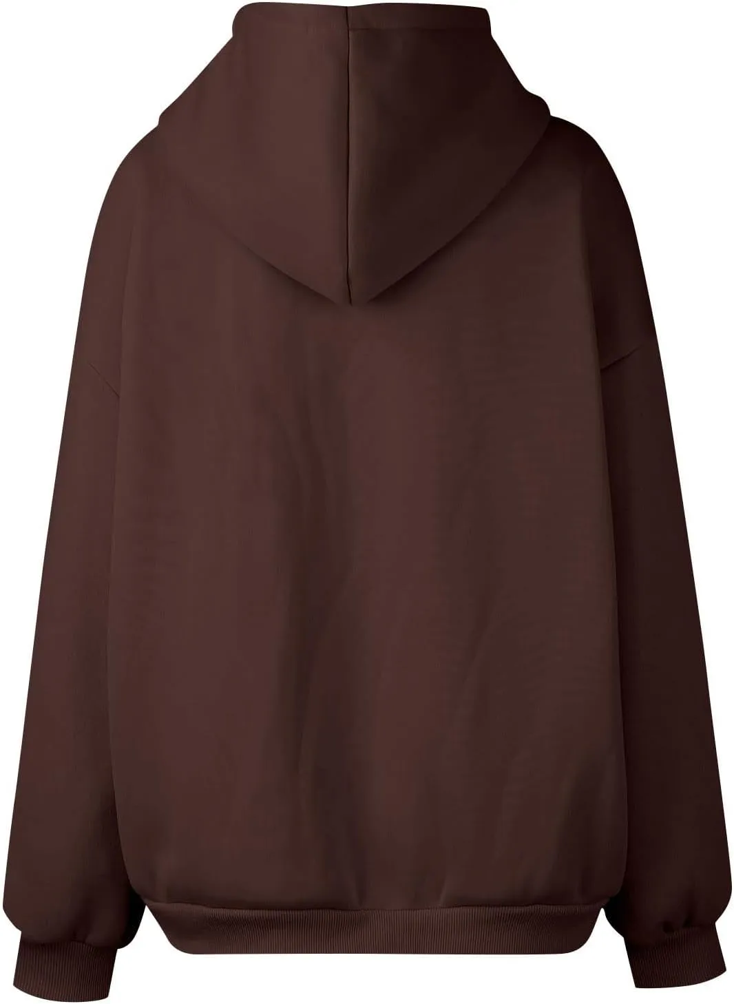 Oversized Sweatshirt For Women,Womens Y2K Zip Up Hoodie Casual Long Sleeve Jacket With Pockets