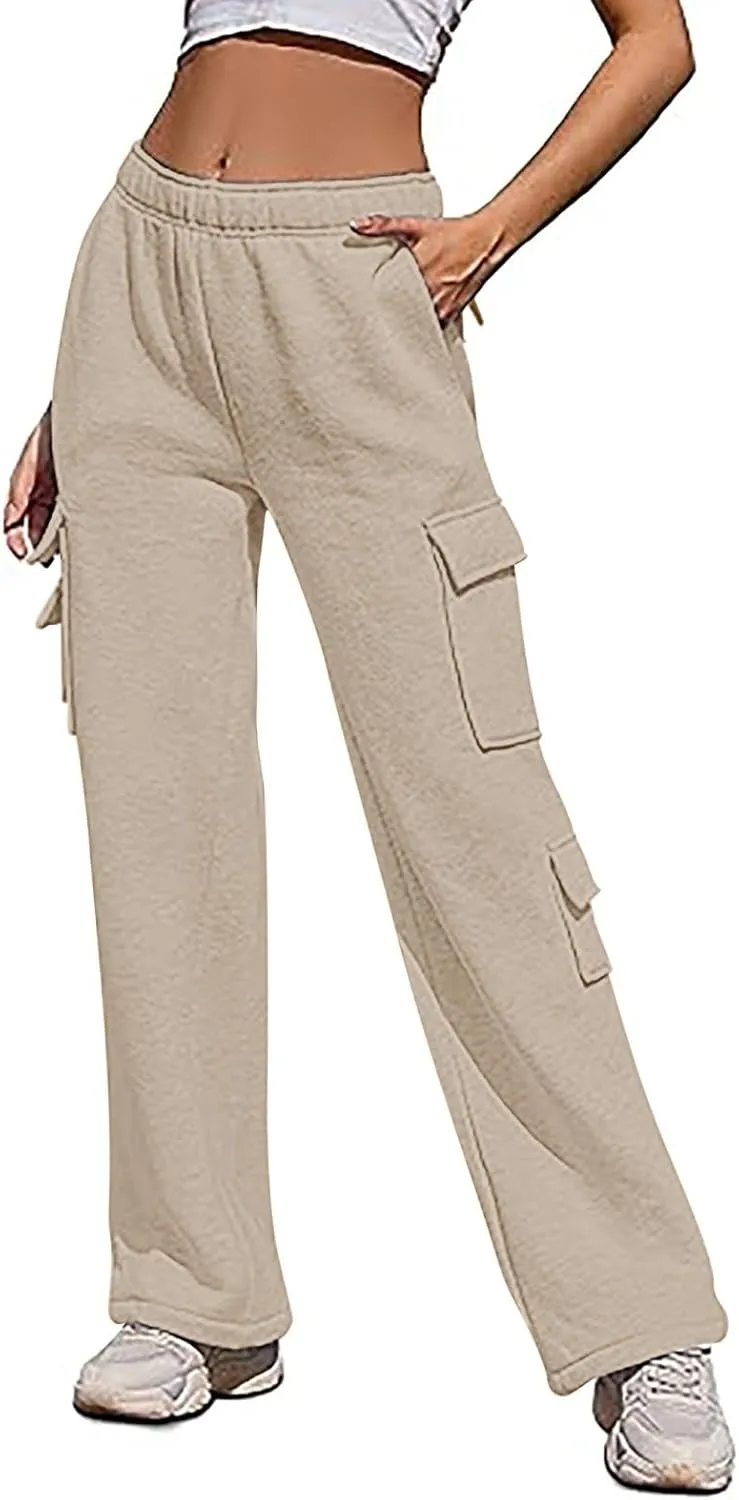 Pants for Women Casual Gradient Print Bottom Sweatpants Pockets High Waist Sporty Plus Size Dress Pants Short