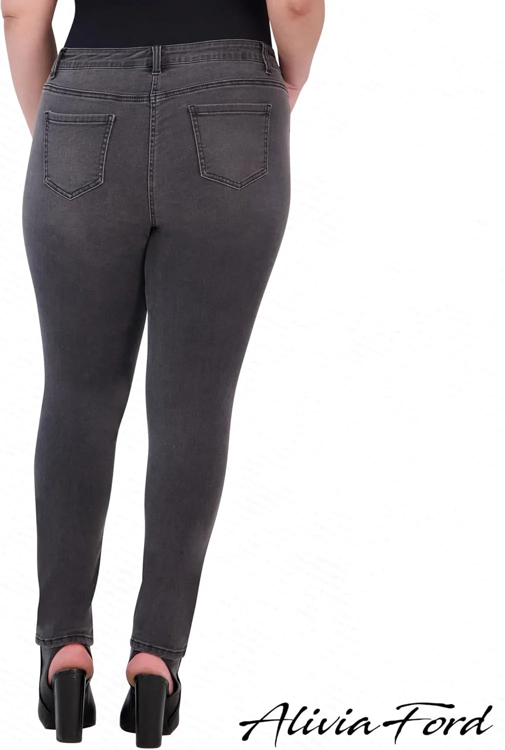 Plus Size Jeans for Women – High Waisted Skinny Jeans for Women – 29”