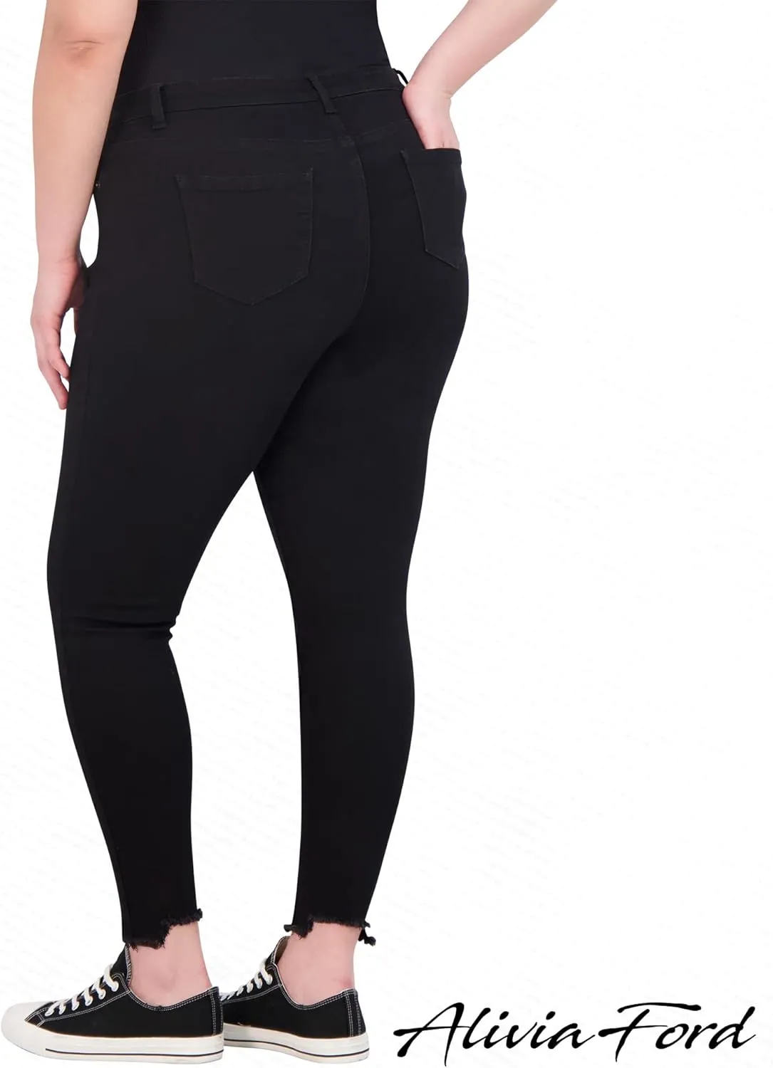 Plus Size Jeans for Women – High Waisted Skinny Jeans for Women – 29”