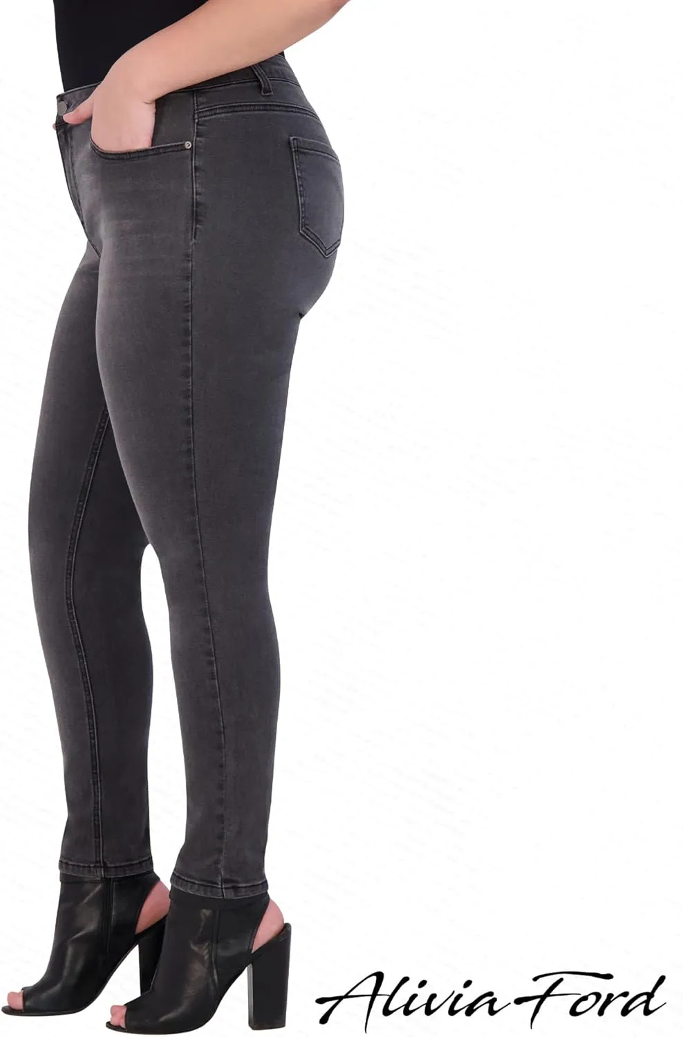 Plus Size Jeans for Women – High Waisted Skinny Jeans for Women – 29”