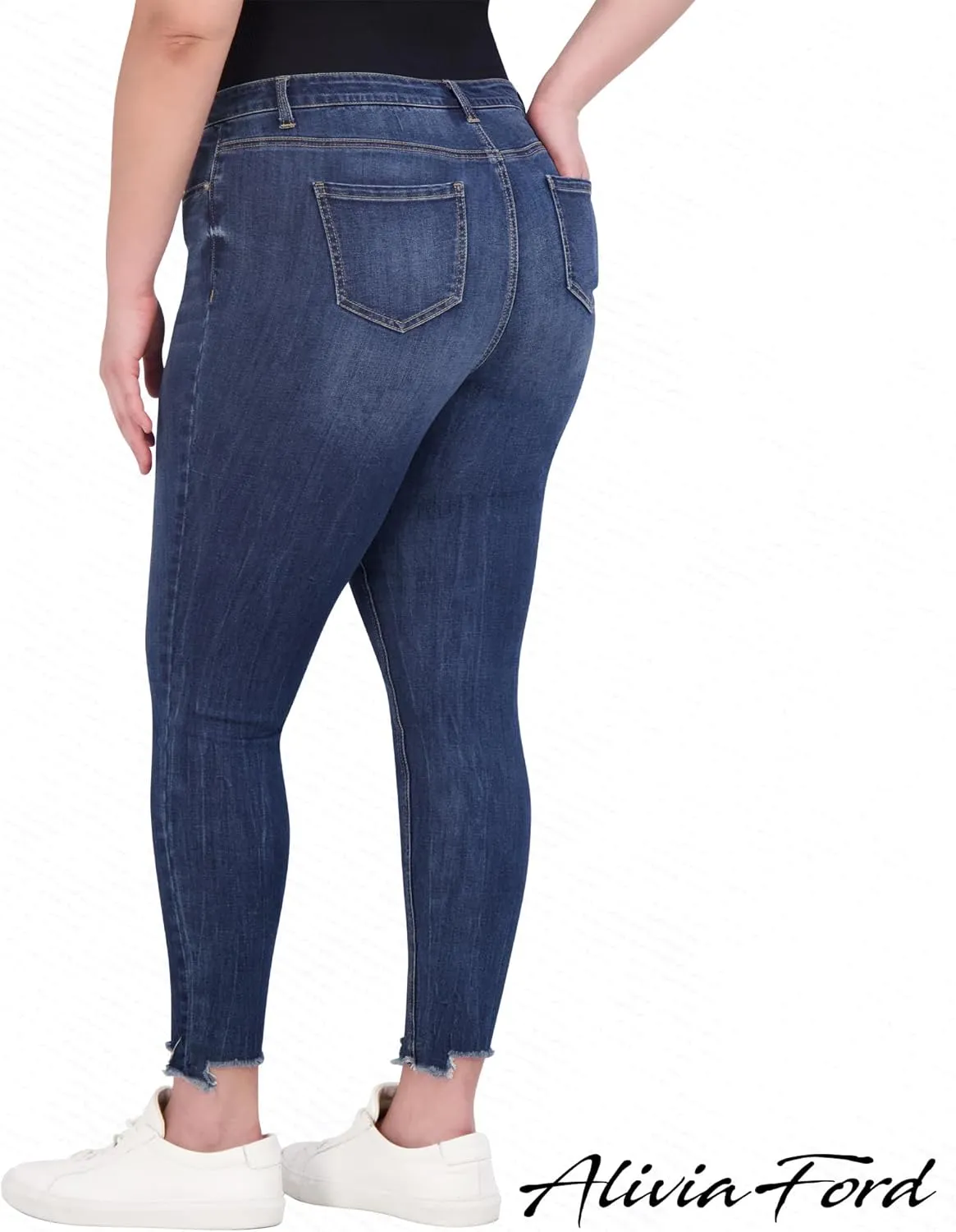 Plus Size Jeans for Women – High Waisted Skinny Jeans for Women – 29”