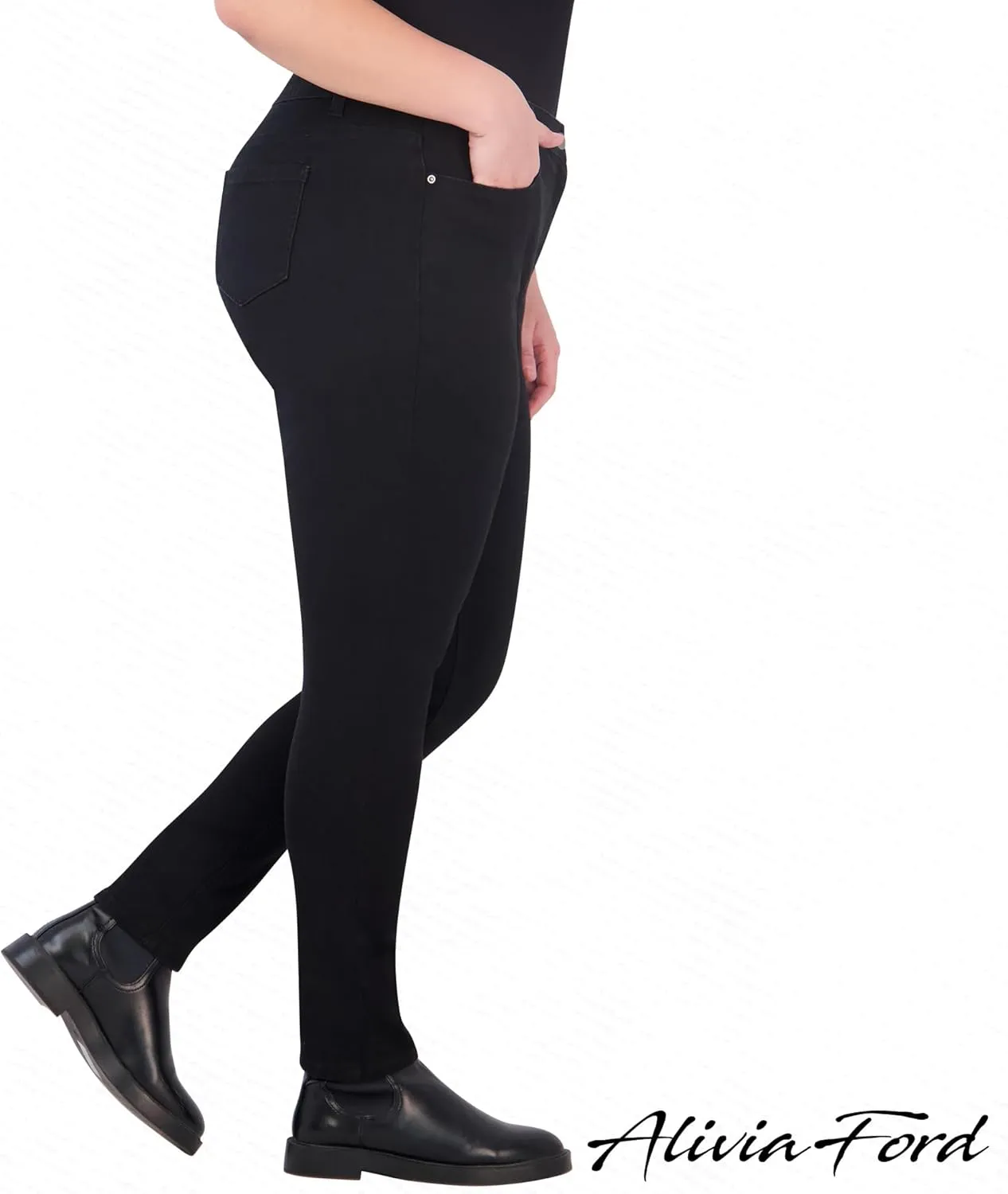 Plus Size Jeans for Women – High Waisted Skinny Jeans for Women – 29”