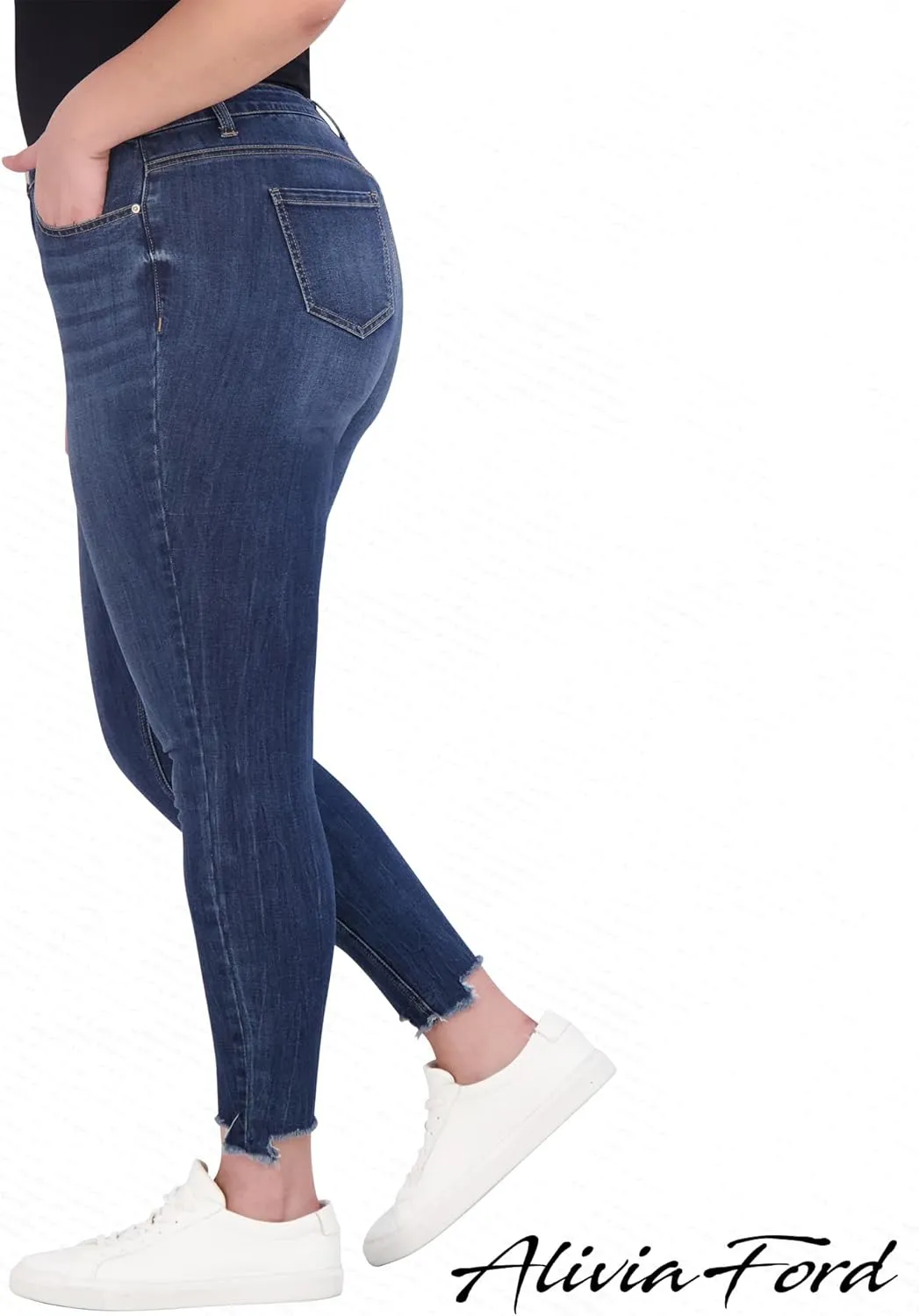 Plus Size Jeans for Women – High Waisted Skinny Jeans for Women – 29”