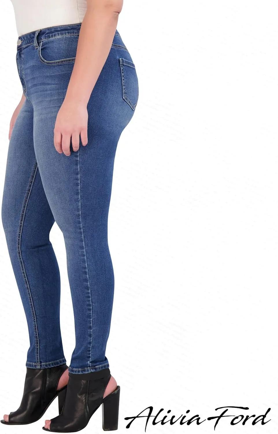 Plus Size Jeans for Women – High Waisted Skinny Jeans for Women – 29”