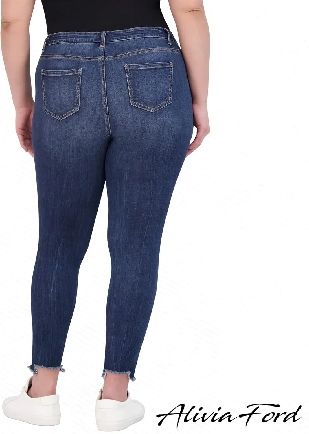 Plus Size Jeans for Women – High Waisted Skinny Jeans for Women – 29”