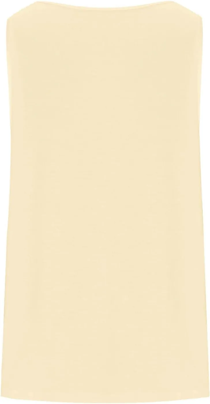 Plus Size Tank Tops Women Casual Summer Sleeveless Tee Round-Neck Pleated T Shirt Loose Flowy Shirts Blouses Tee L-5XL