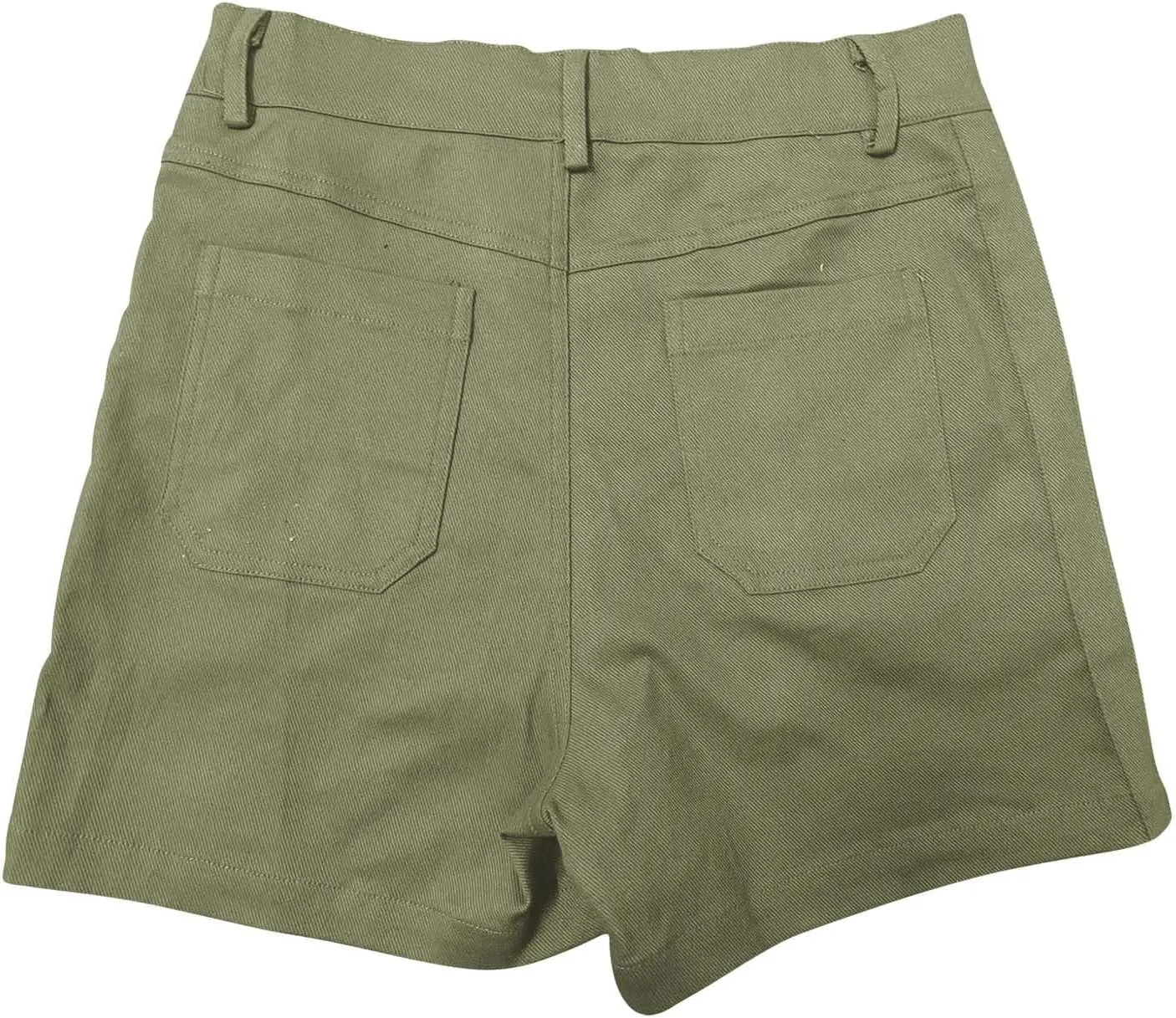 Pull On Shorts Women Elastic Waist Stretchy Casual Summer Athletic Denim Bermuda Shorts High Waisted Chino Shorts